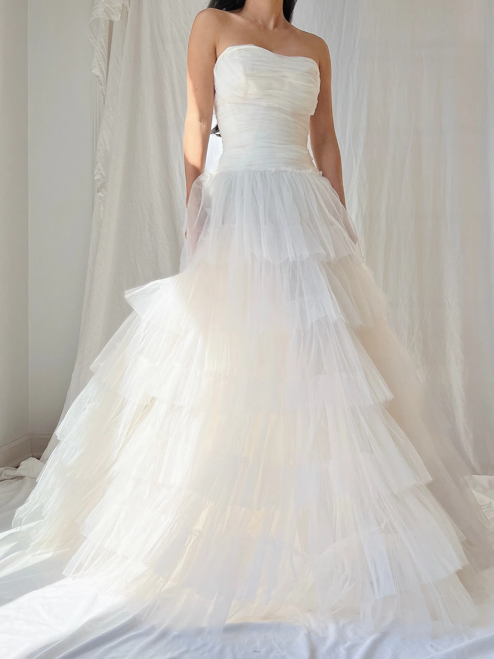 1950s Dress Tulle Dress - XXS