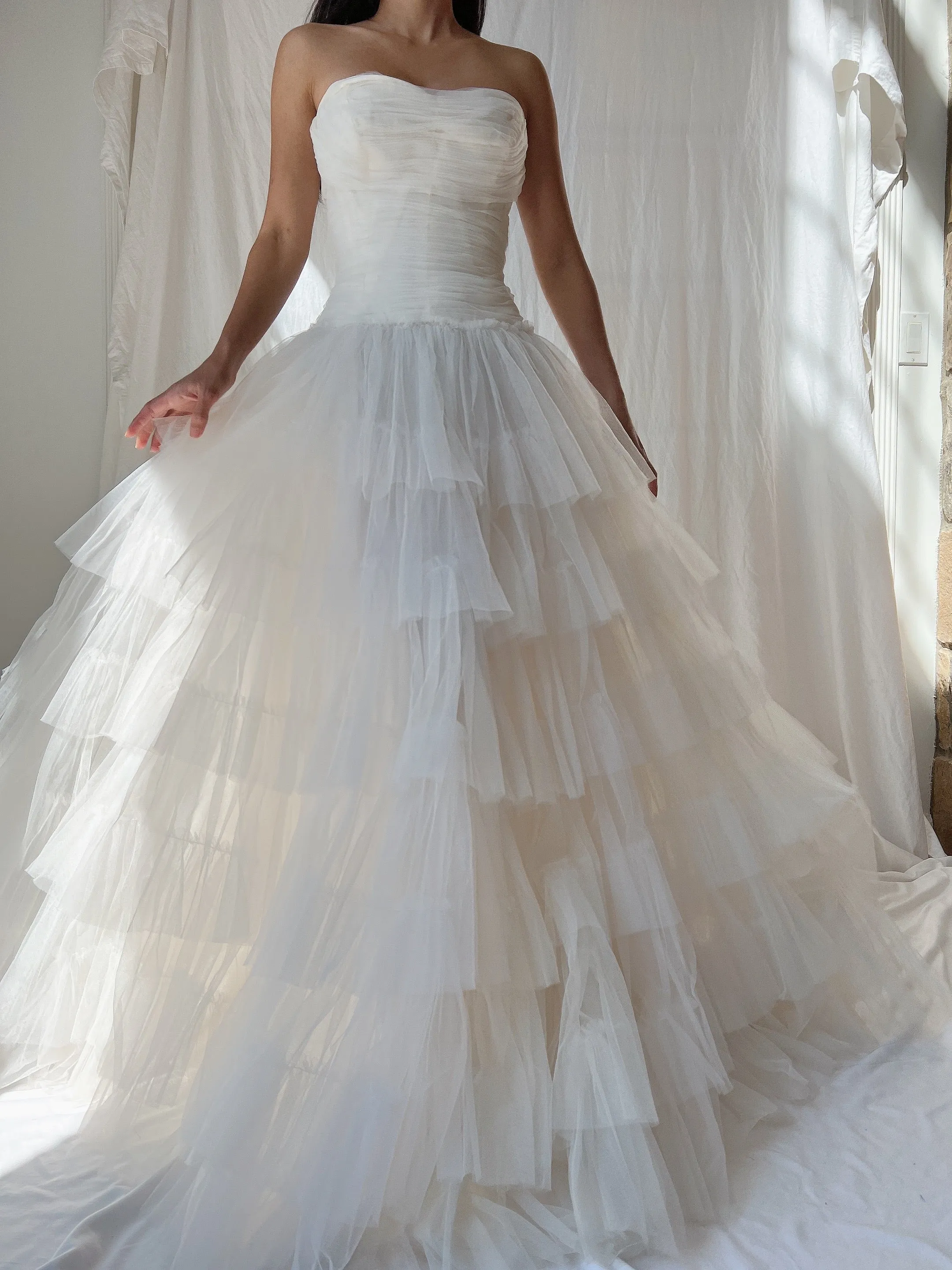 1950s Dress Tulle Dress - XXS