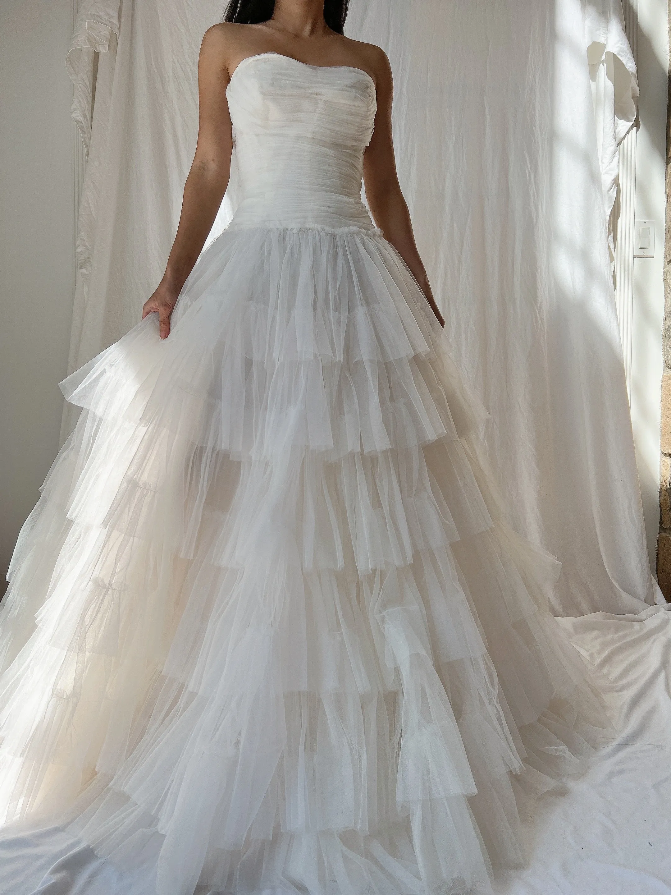 1950s Dress Tulle Dress - XXS