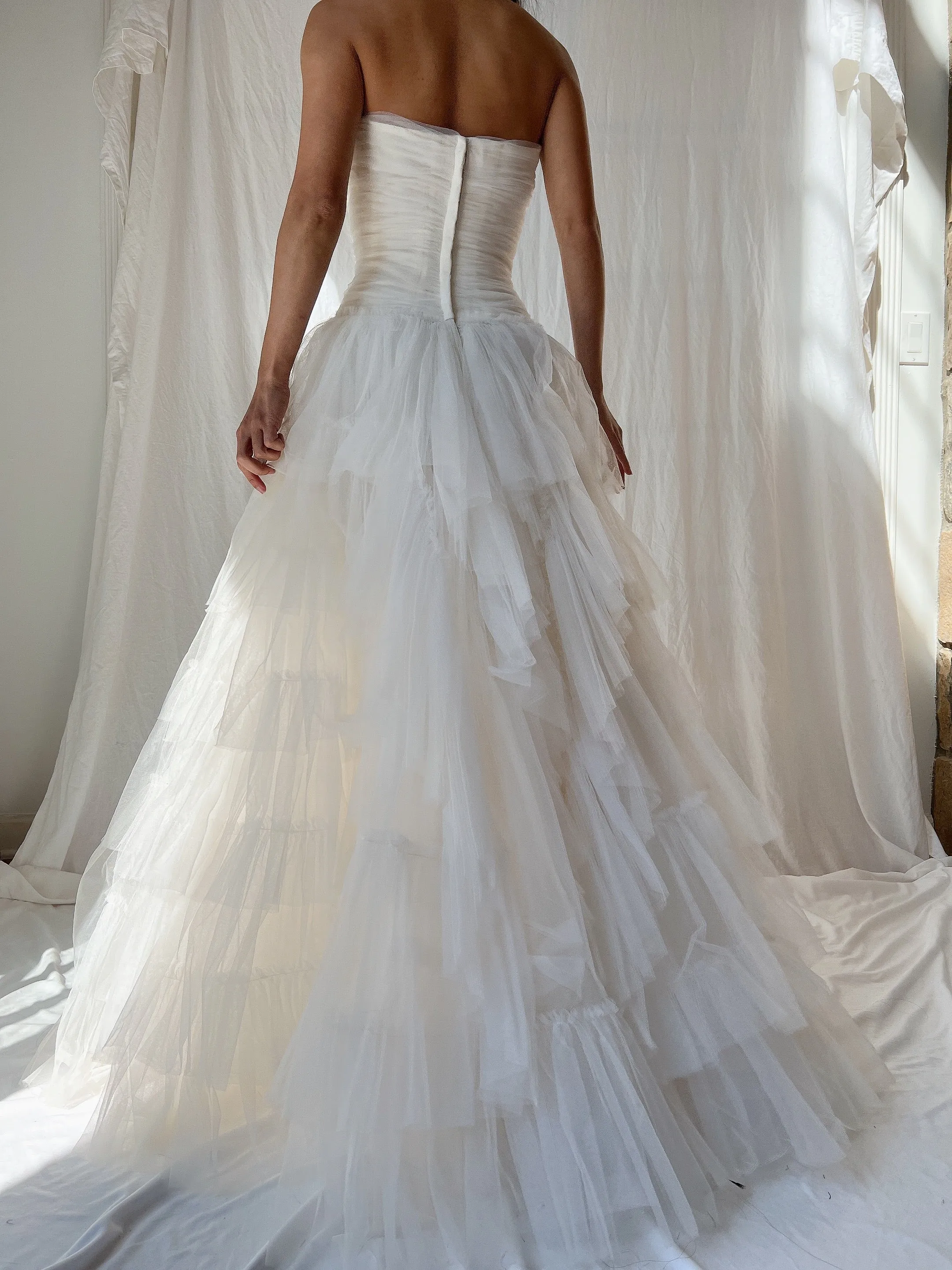 1950s Dress Tulle Dress - XXS