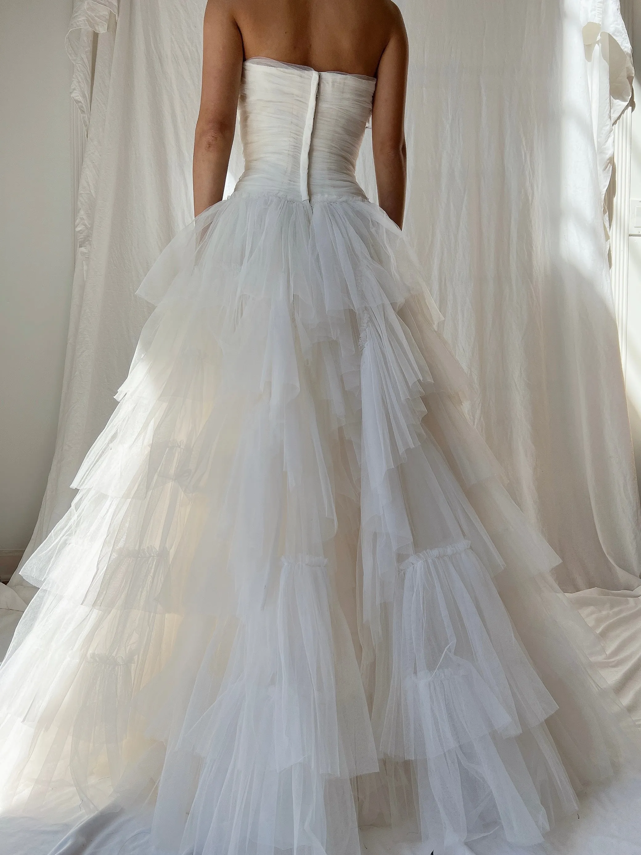 1950s Dress Tulle Dress - XXS