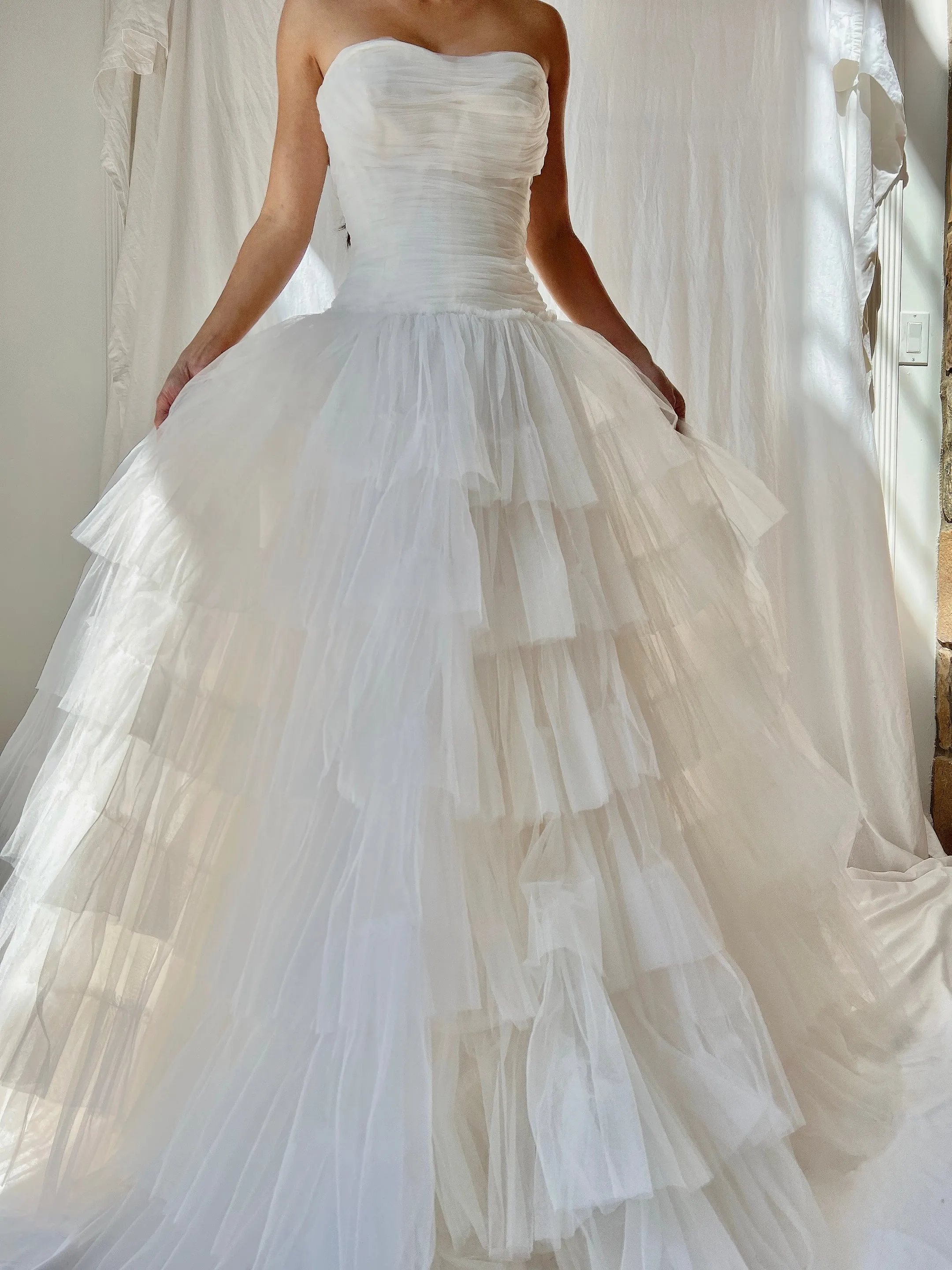1950s Dress Tulle Dress - XXS
