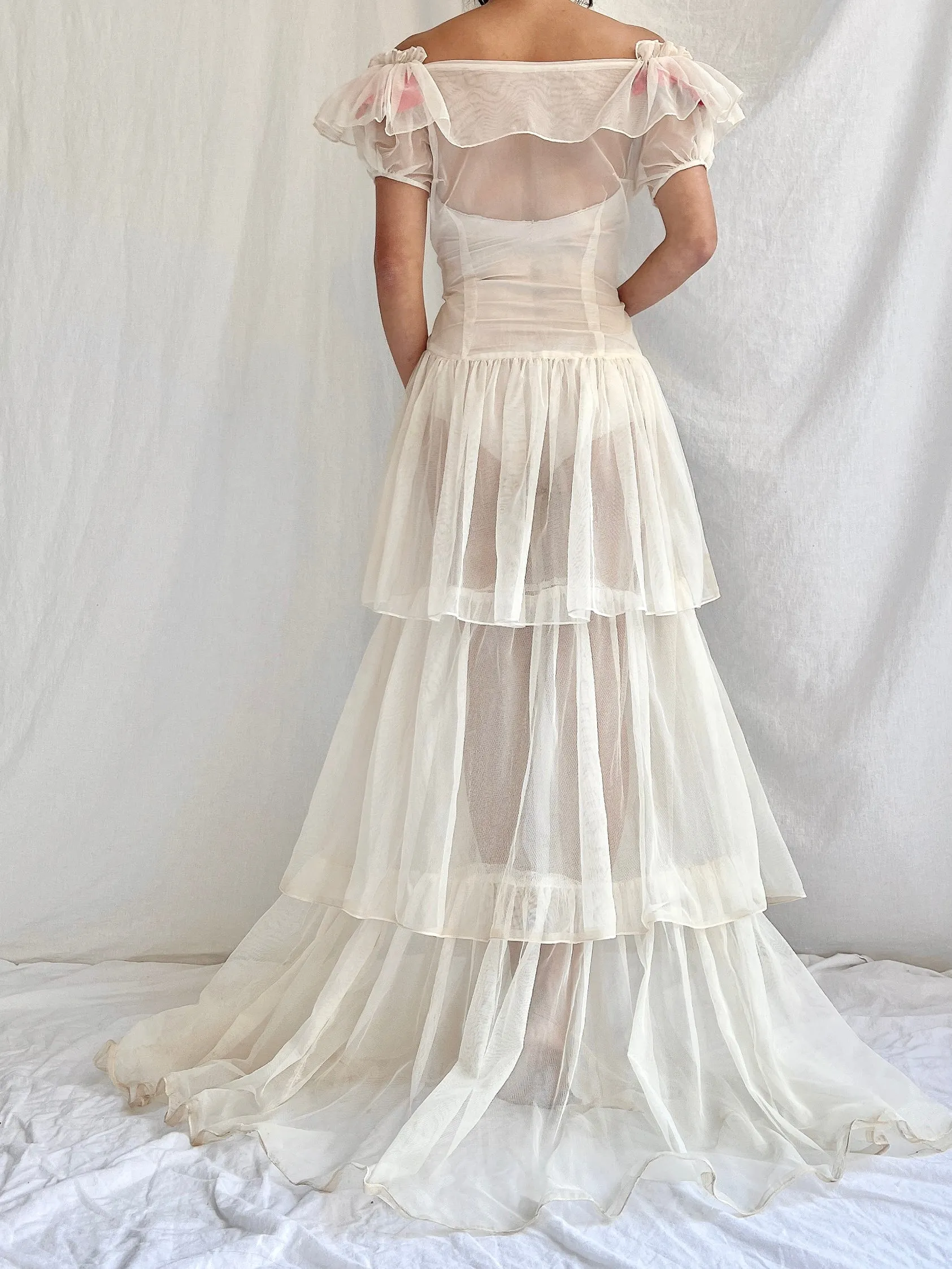 1950s Net Layered Gown - S/M