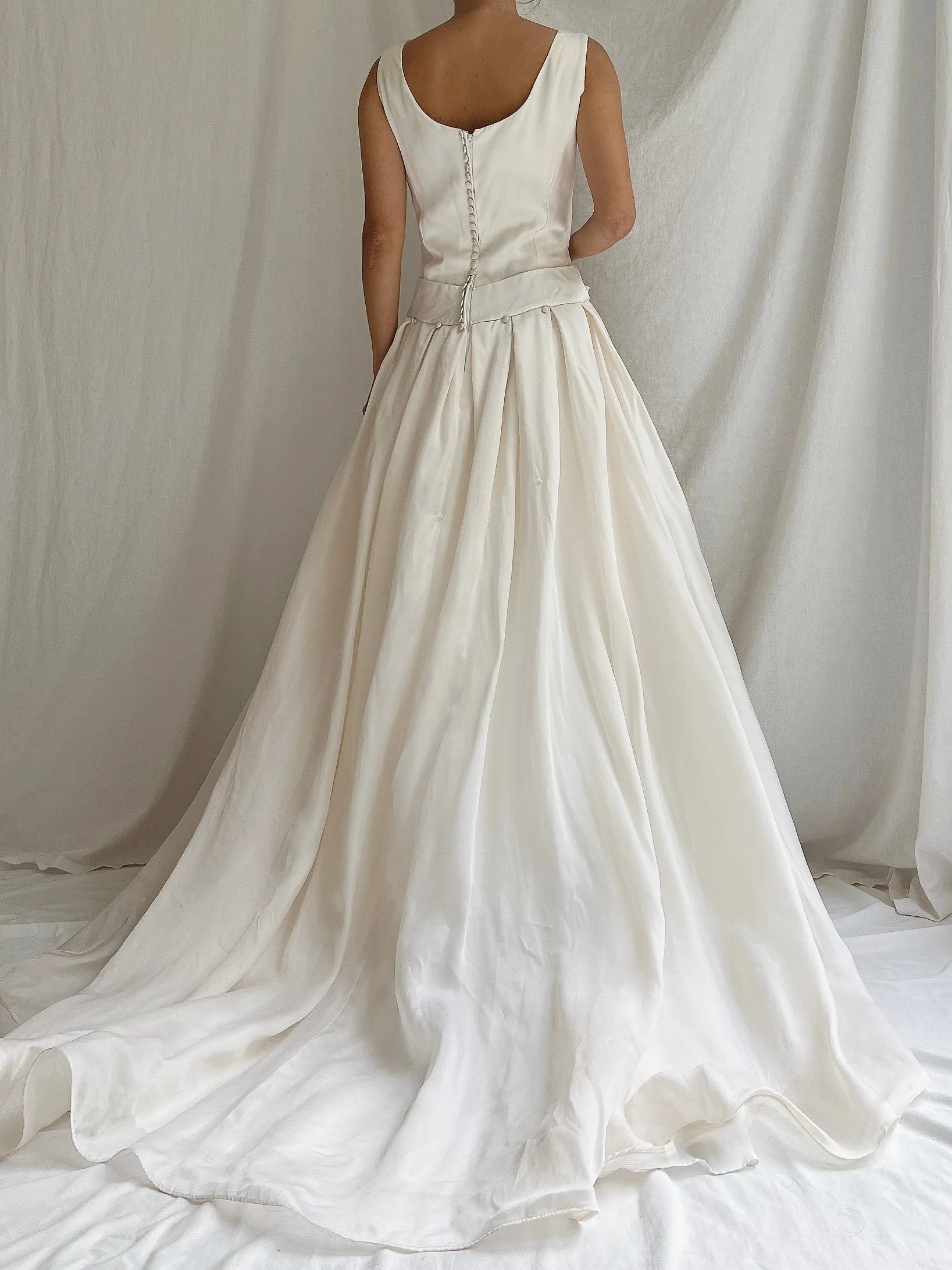 1990s Silk Christian Dior Gown - S