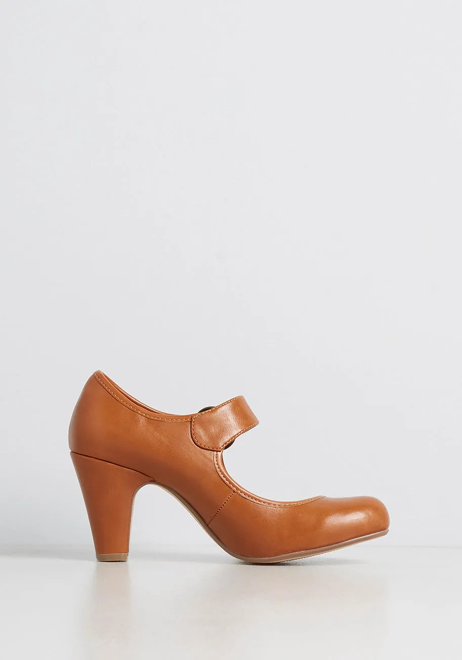 A Striking Impression Ankle Strap Heel