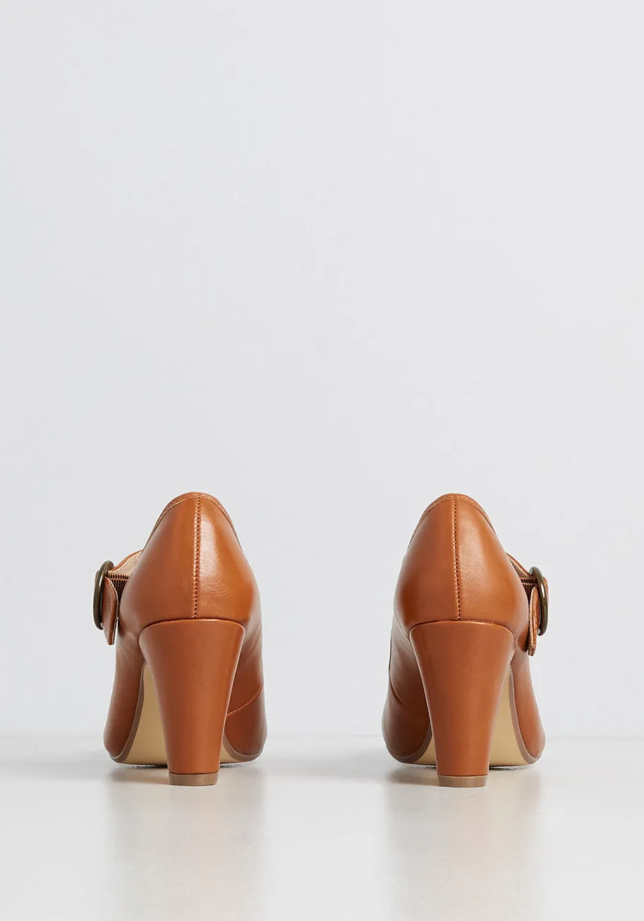 A Striking Impression Ankle Strap Heel