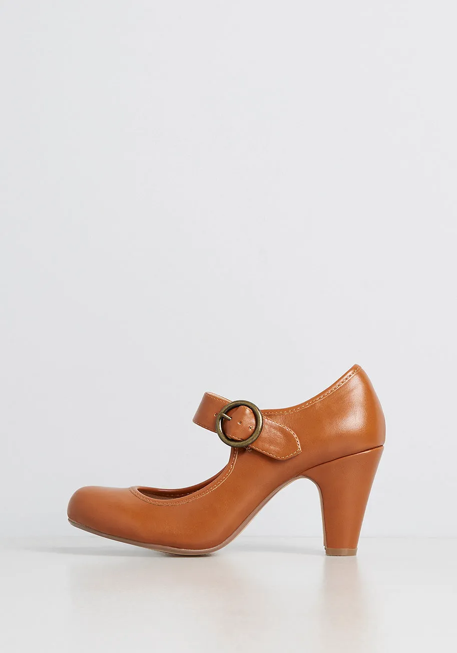 A Striking Impression Ankle Strap Heel