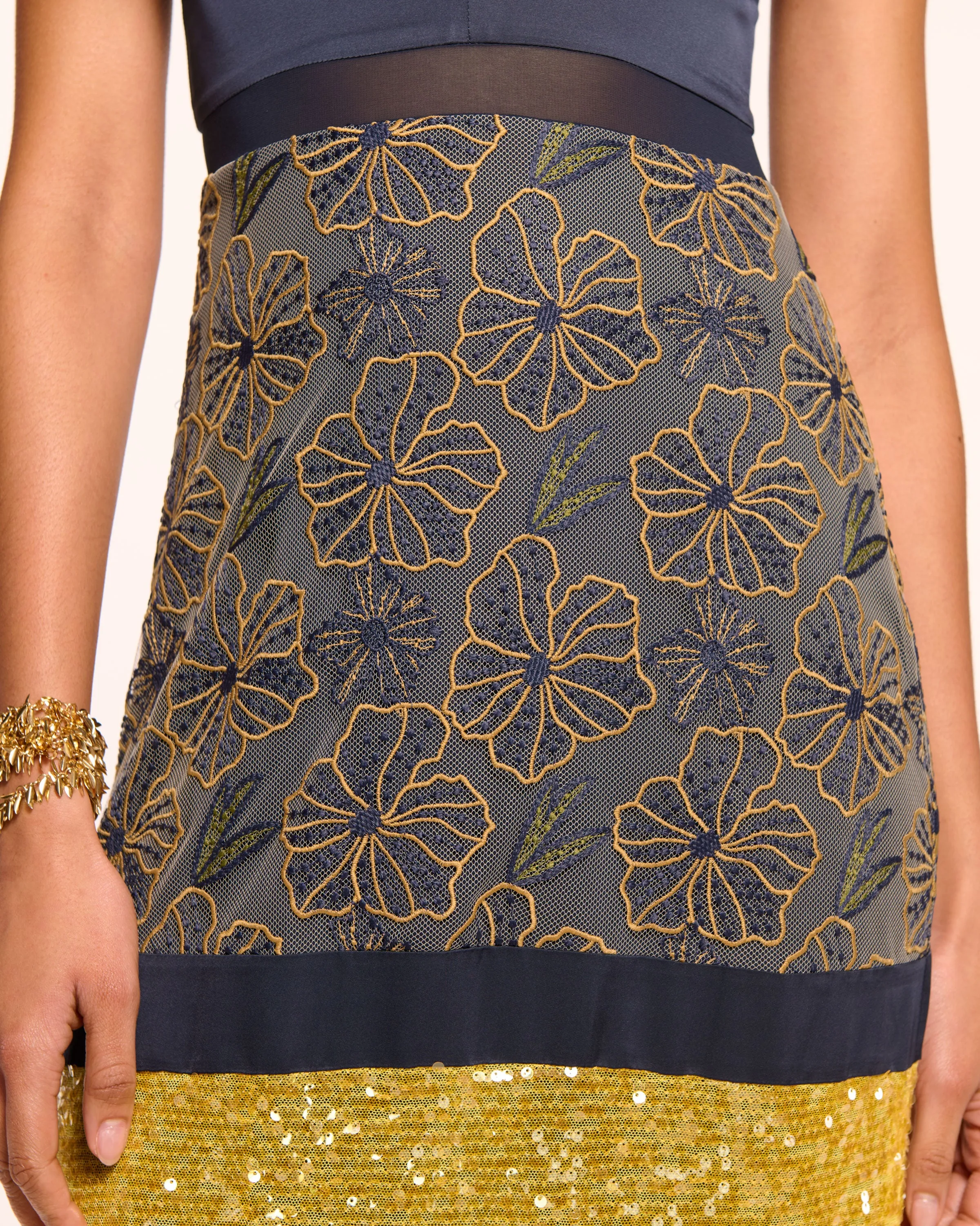 Akane Embellished Midi Dress