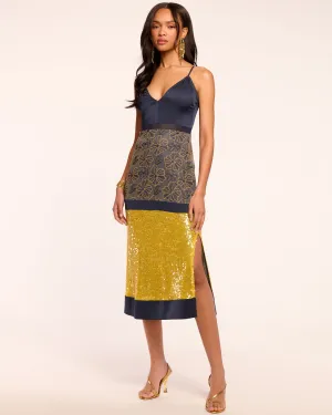 Akane Embellished Midi Dress