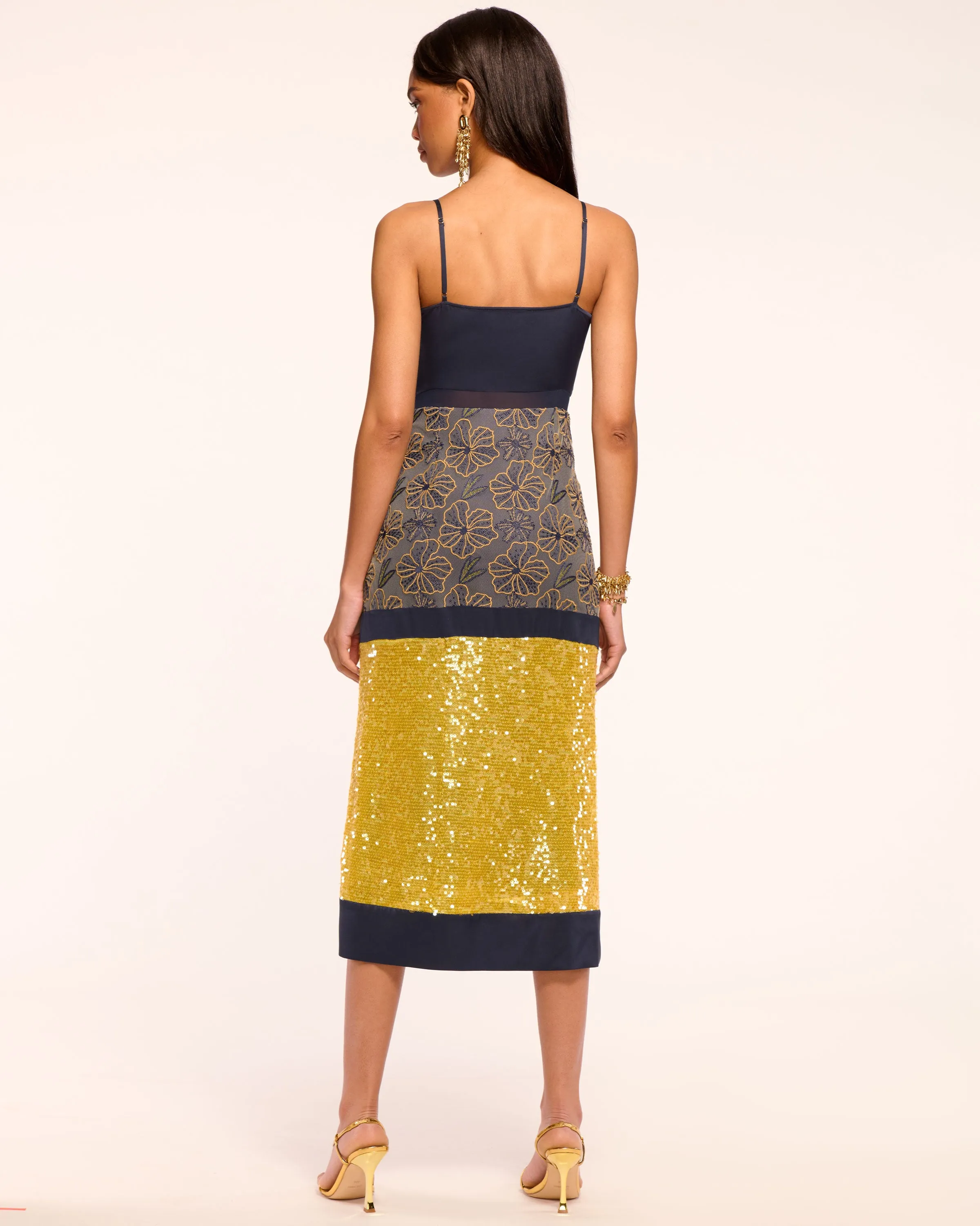 Akane Embellished Midi Dress