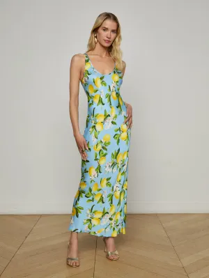 Akiya Satin Maxi Dress
