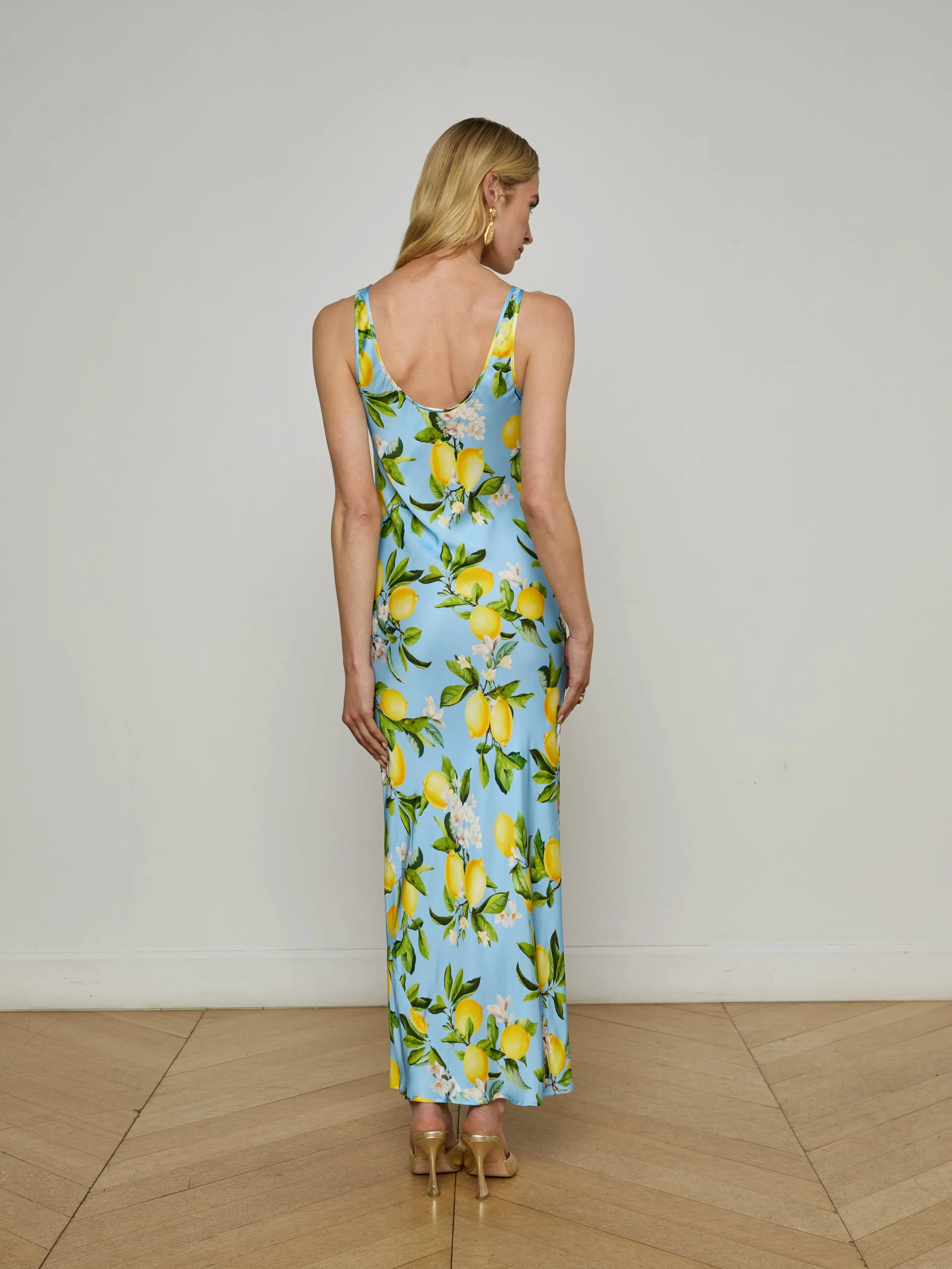 Akiya Satin Maxi Dress