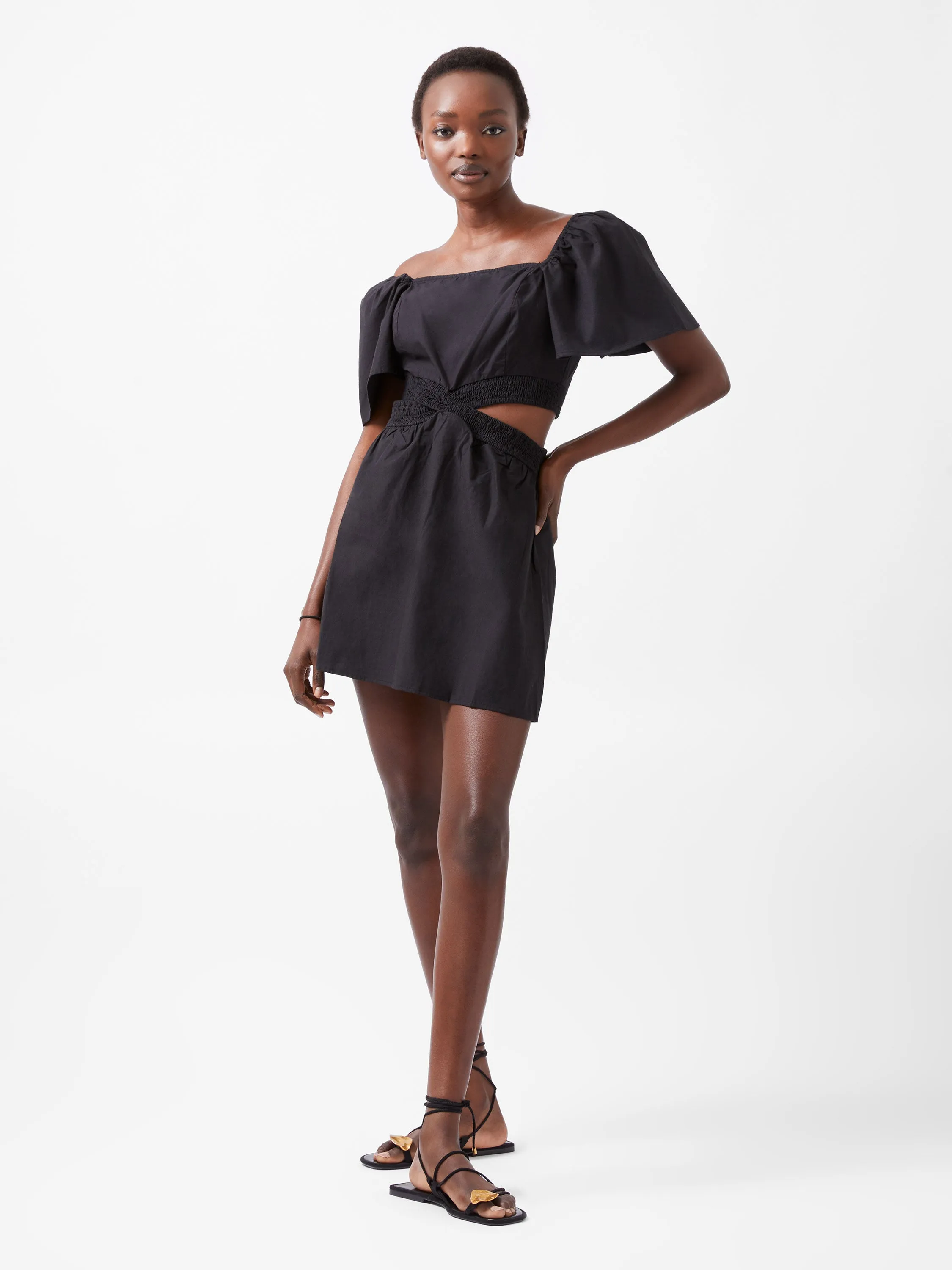 Alania Lyocell Cut Out Dress