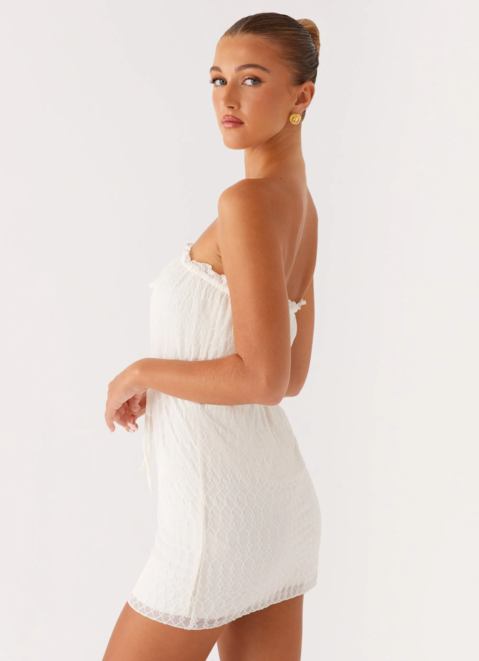 Alina Mini Dress - Ivory