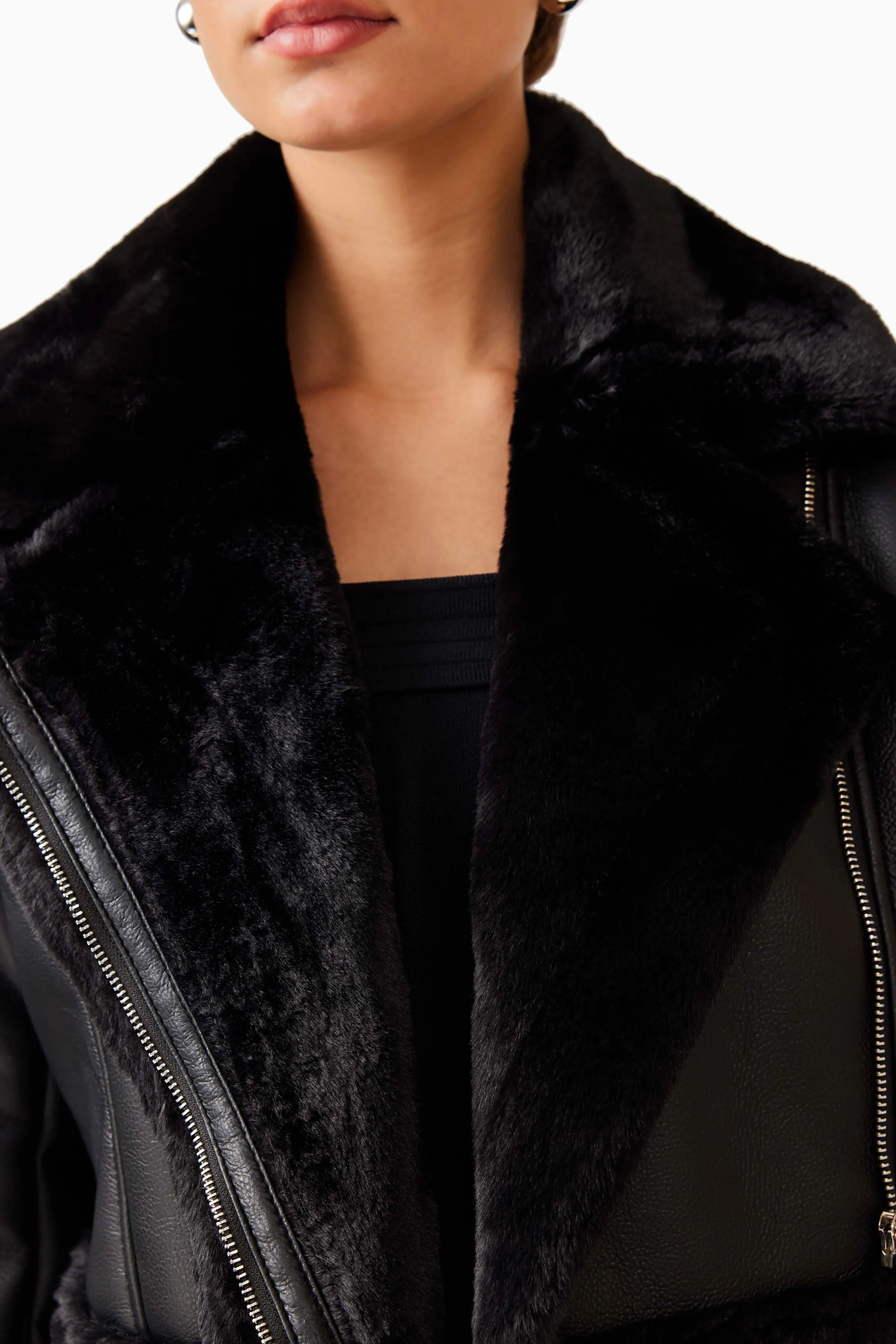 Alta Cropped Jacket in Black