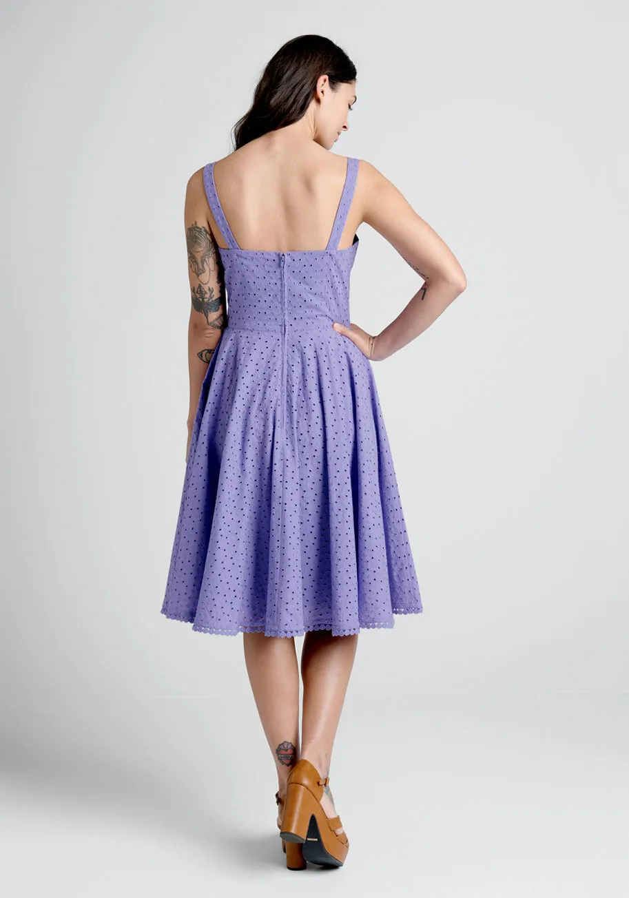 Anglaise For Days Fit and Flare Dress