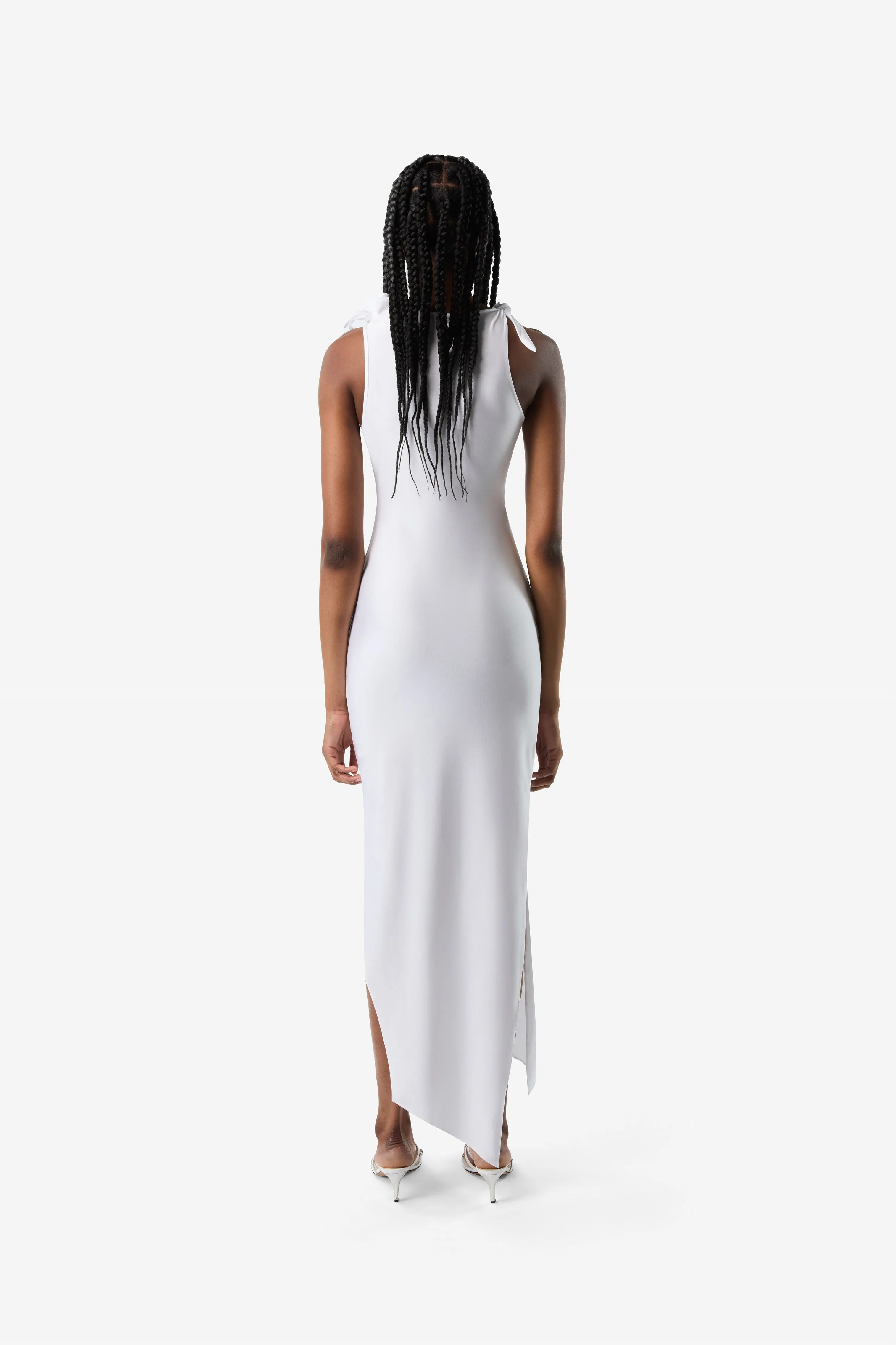 Asymmetric Flower Gown