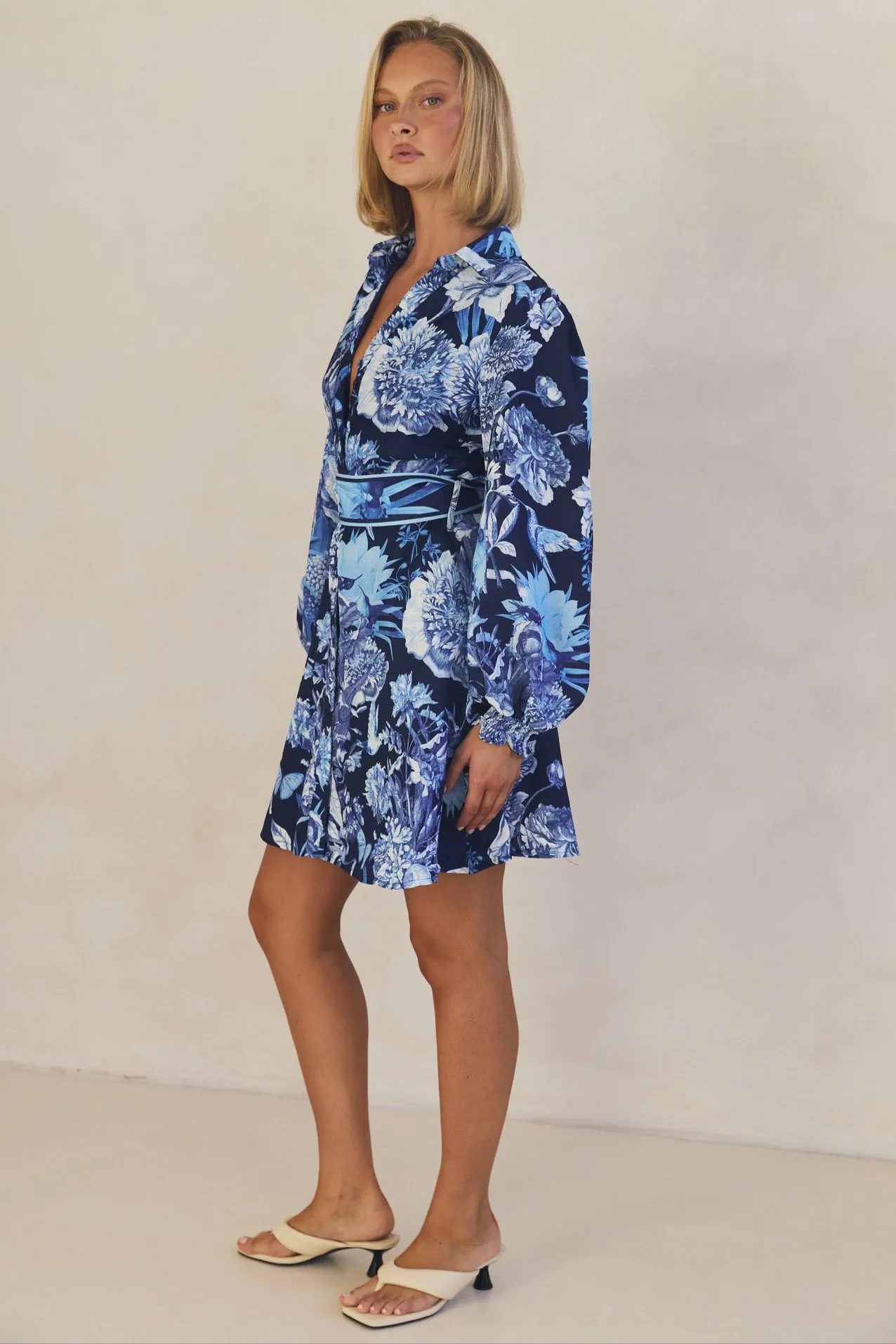 Azure Mini Dress (Navy)
