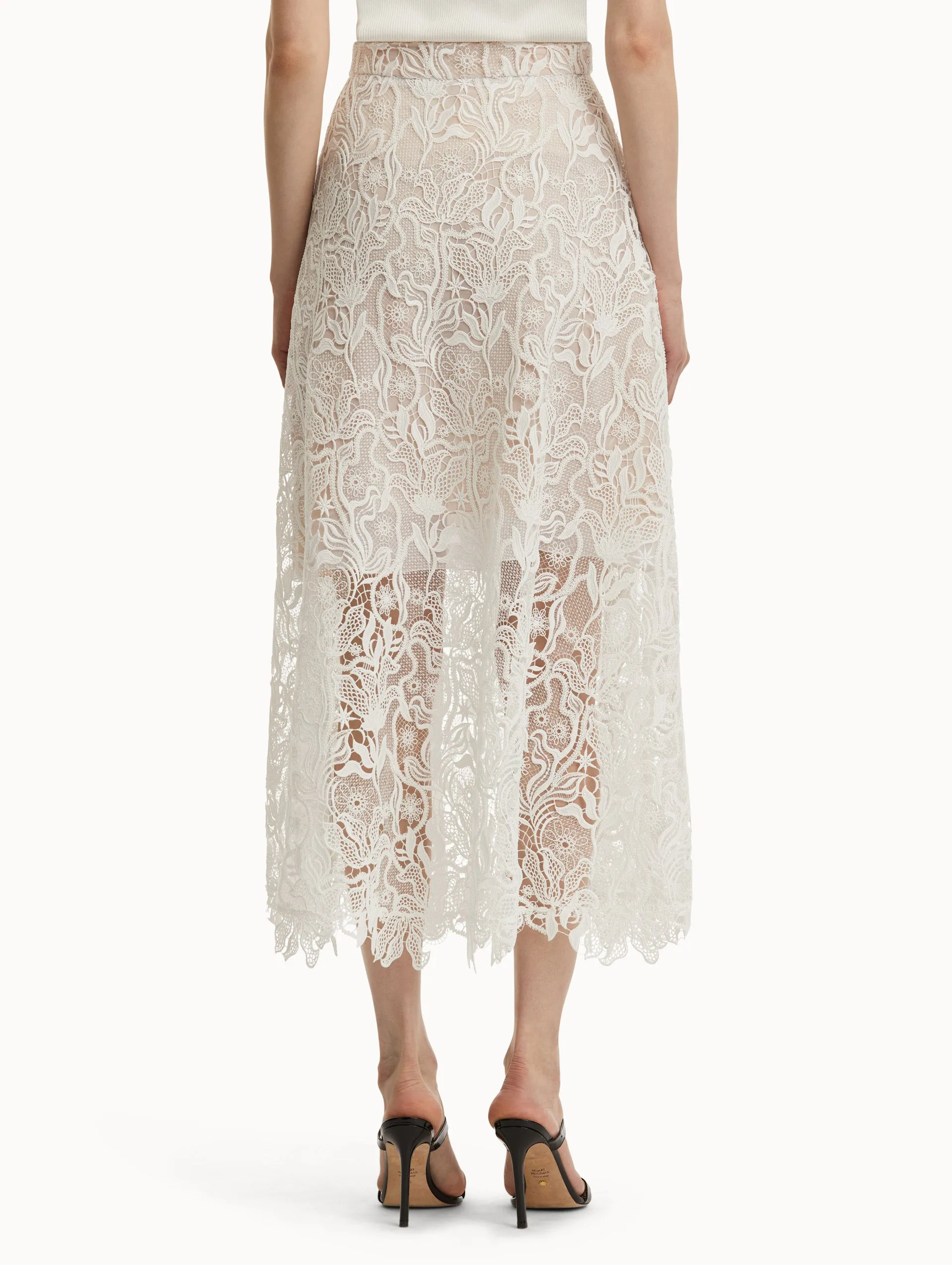 Bellflower Guipure Skirt