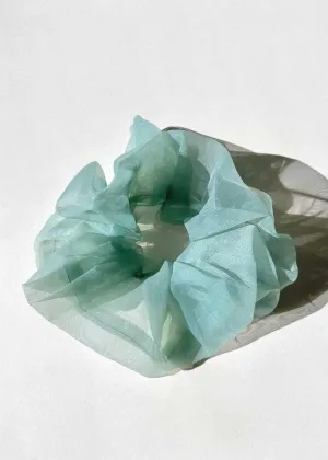 Big Ballet Organza Scrunchie - Green