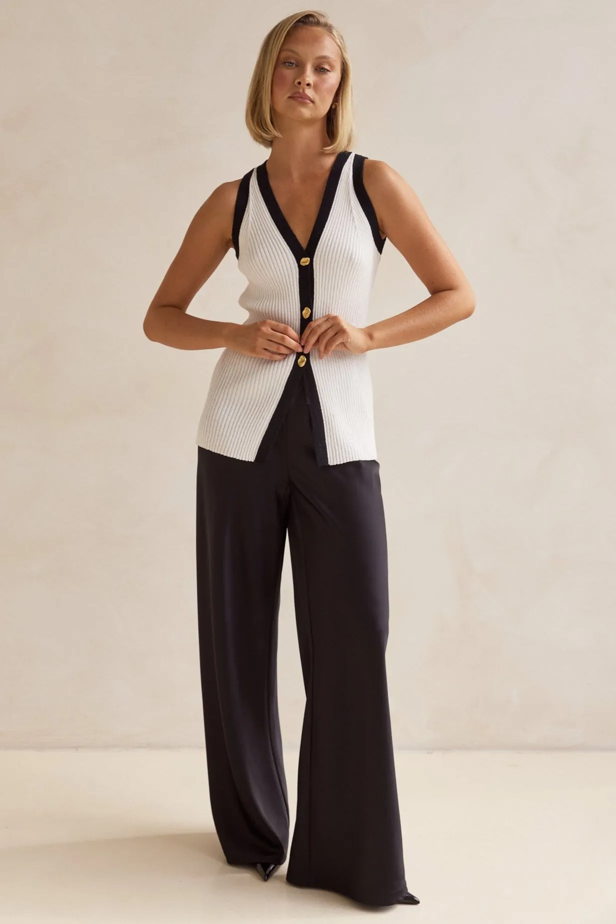 Blair Vest (Cream)