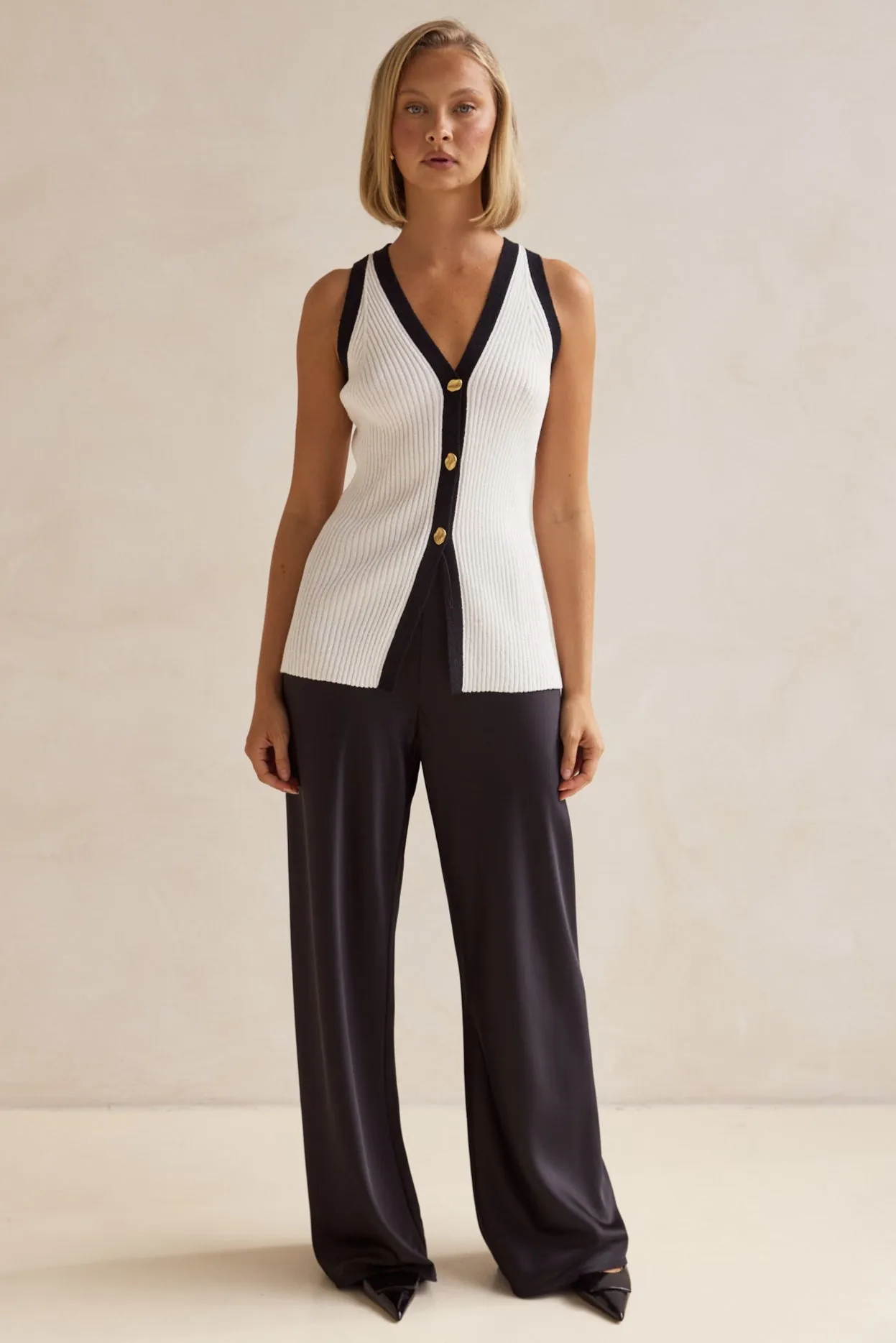 Blair Vest (Cream)