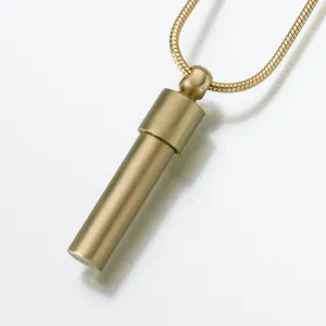 Brass Cylinder Pendant