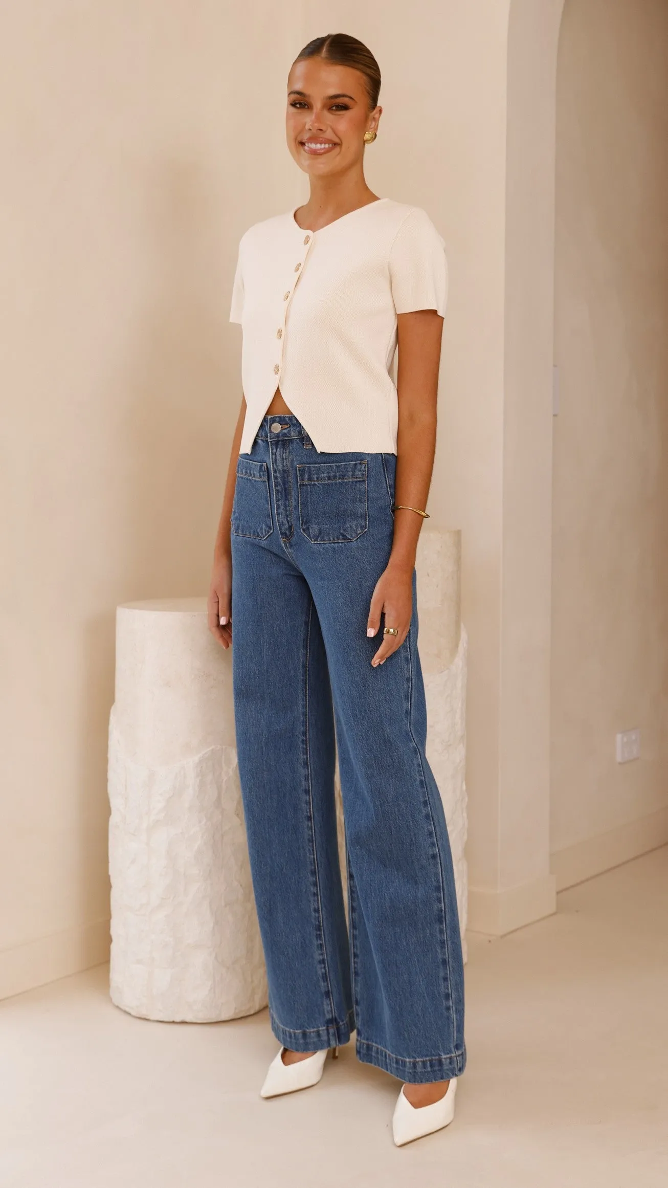 Calile Top - Cream