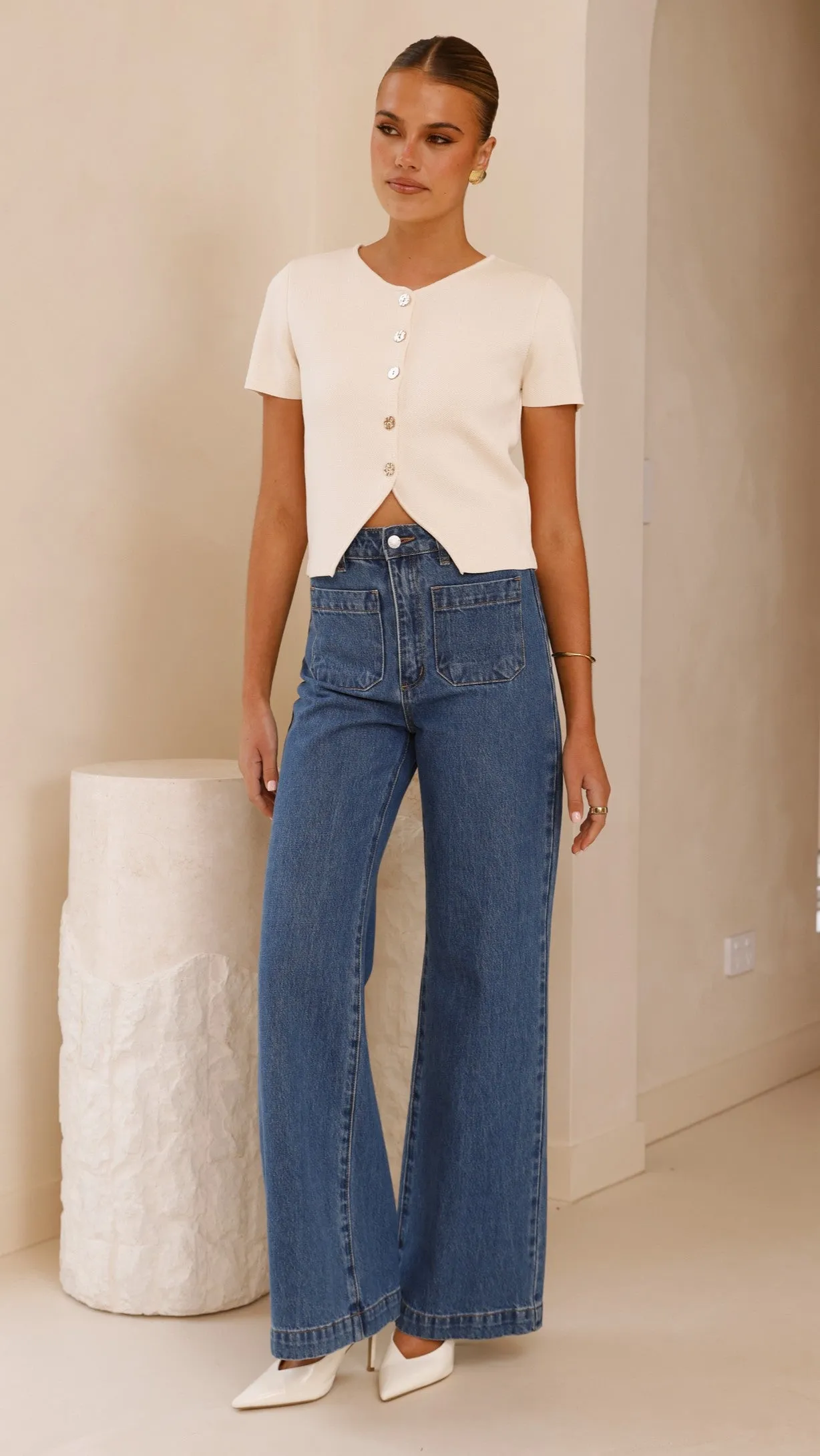 Calile Top - Cream