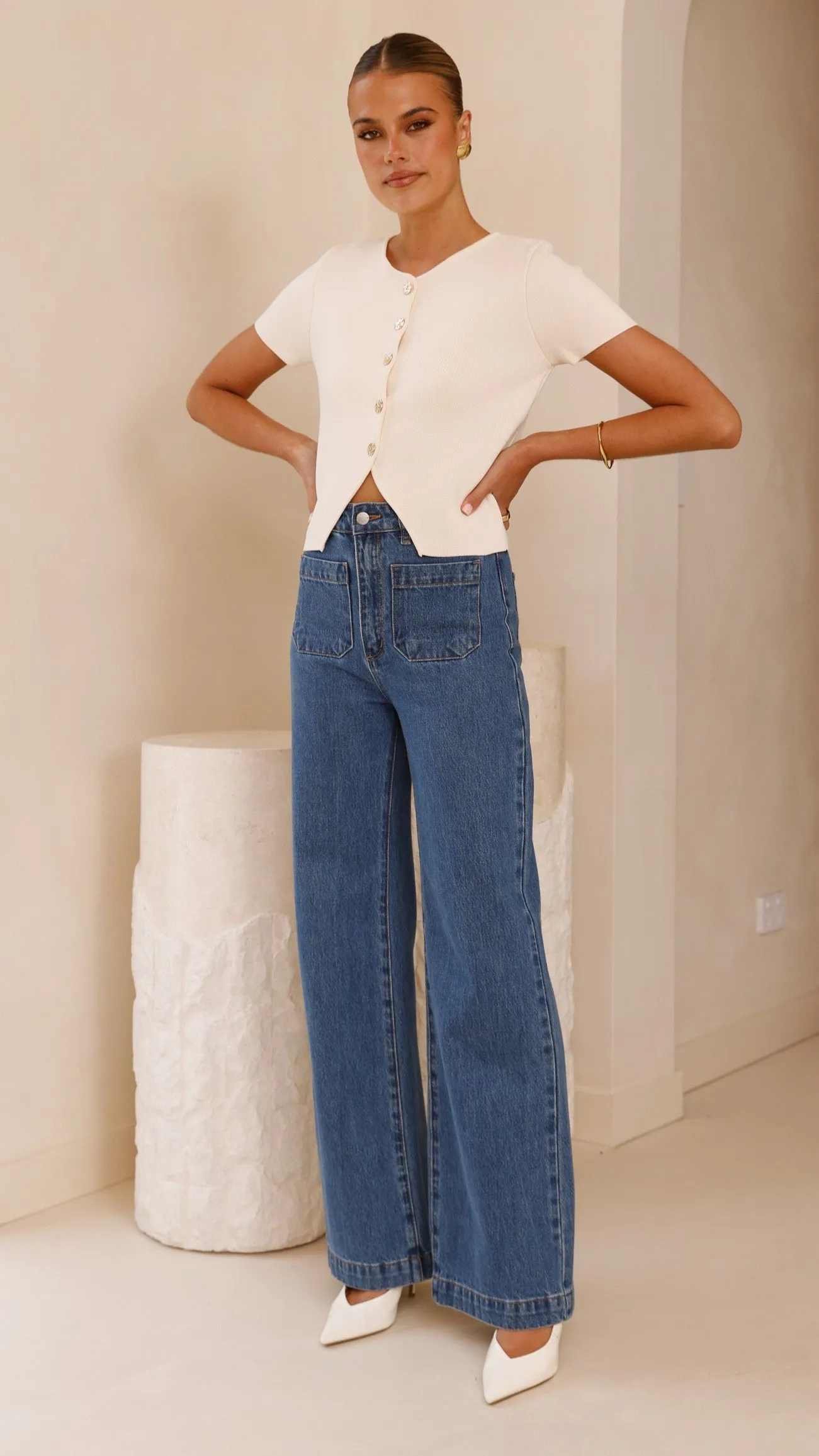 Calile Top - Cream