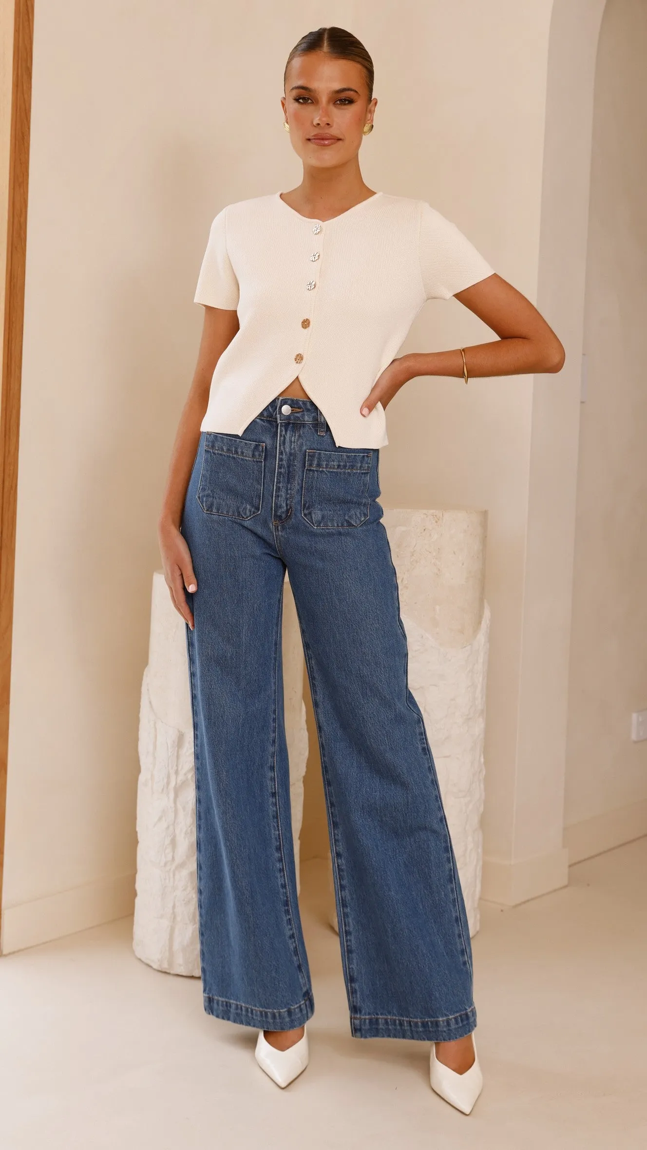Calile Top - Cream