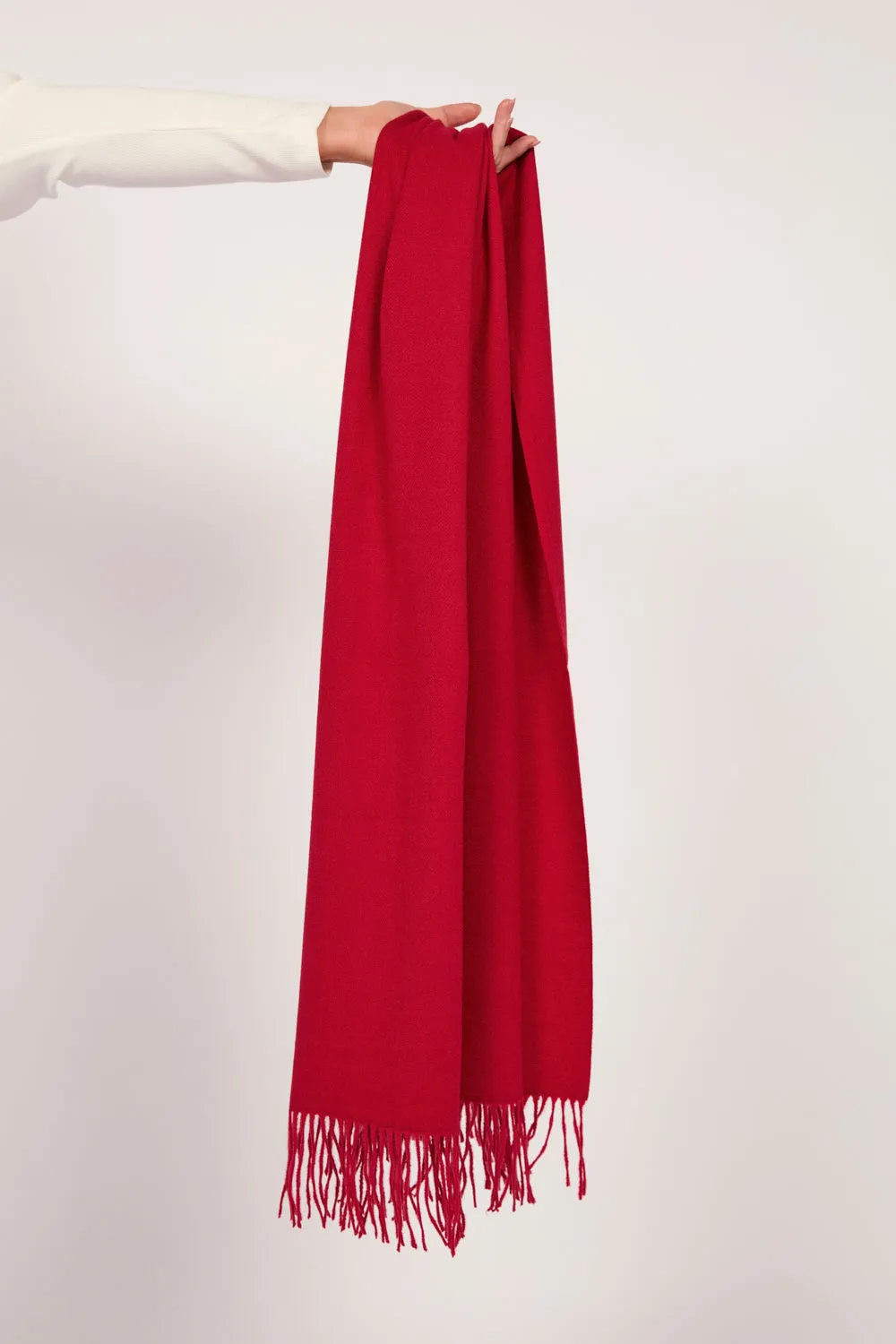 Cherry Scarf in Red