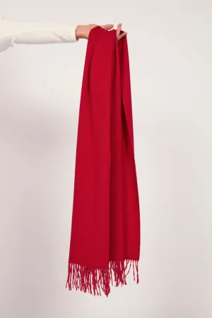 Cherry Scarf in Red