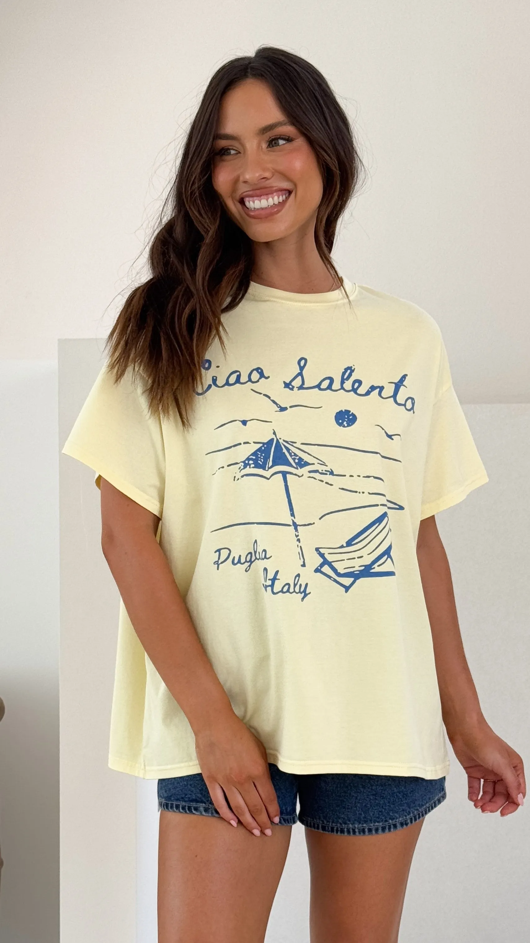 Ciao Salento Tee - Yellow