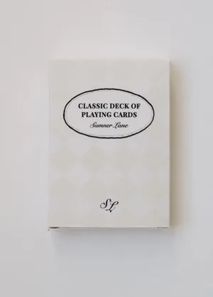 Classic Deck Of Playing Cards