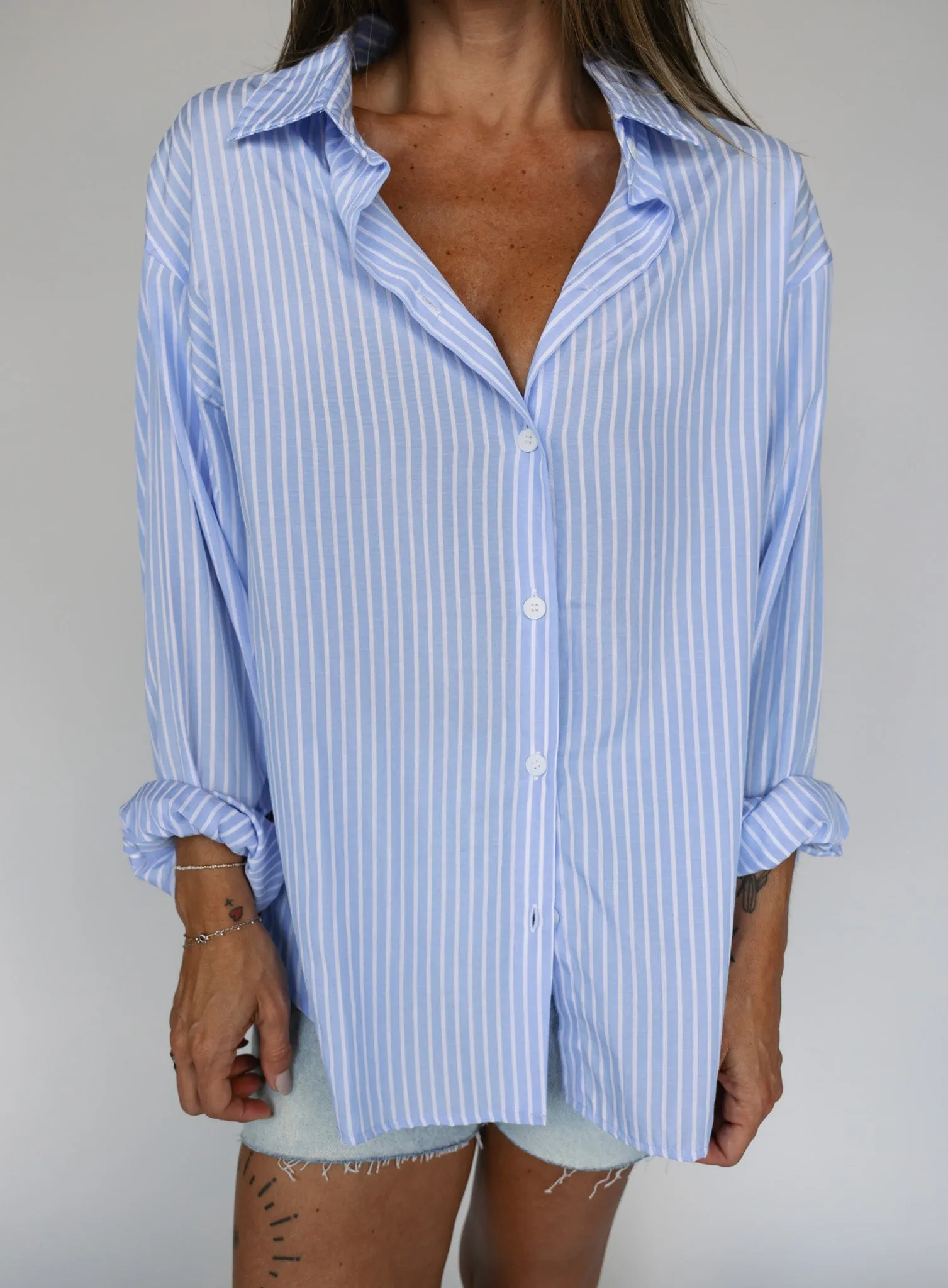 *COMING BACK* Joey Striped Button Down