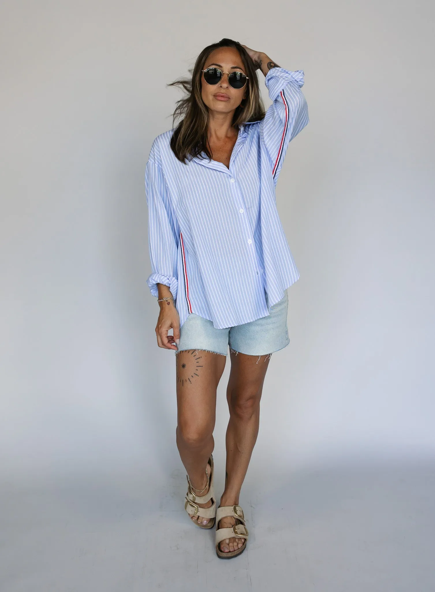 *COMING BACK* Joey Striped Button Down