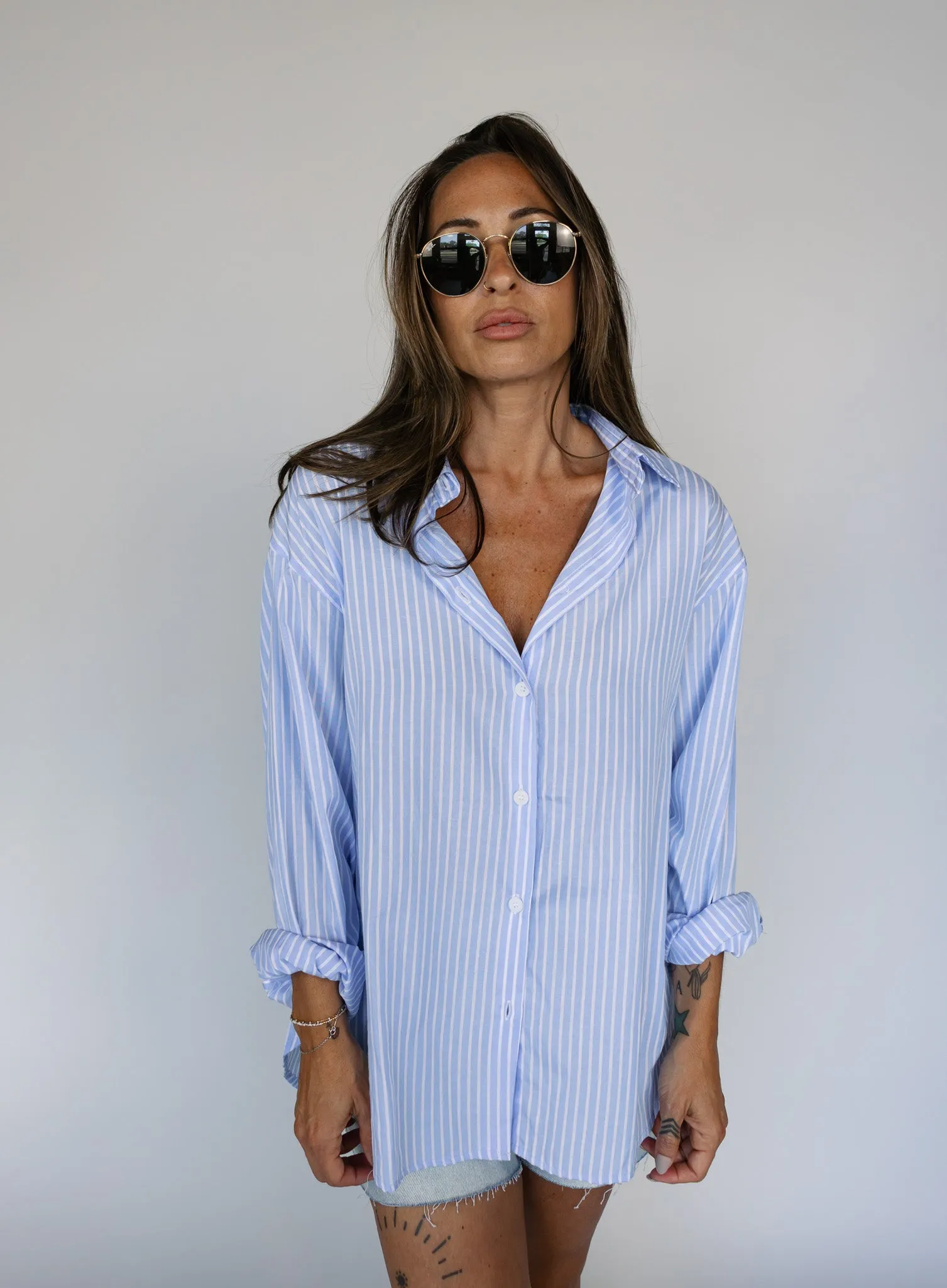 *COMING BACK* Joey Striped Button Down