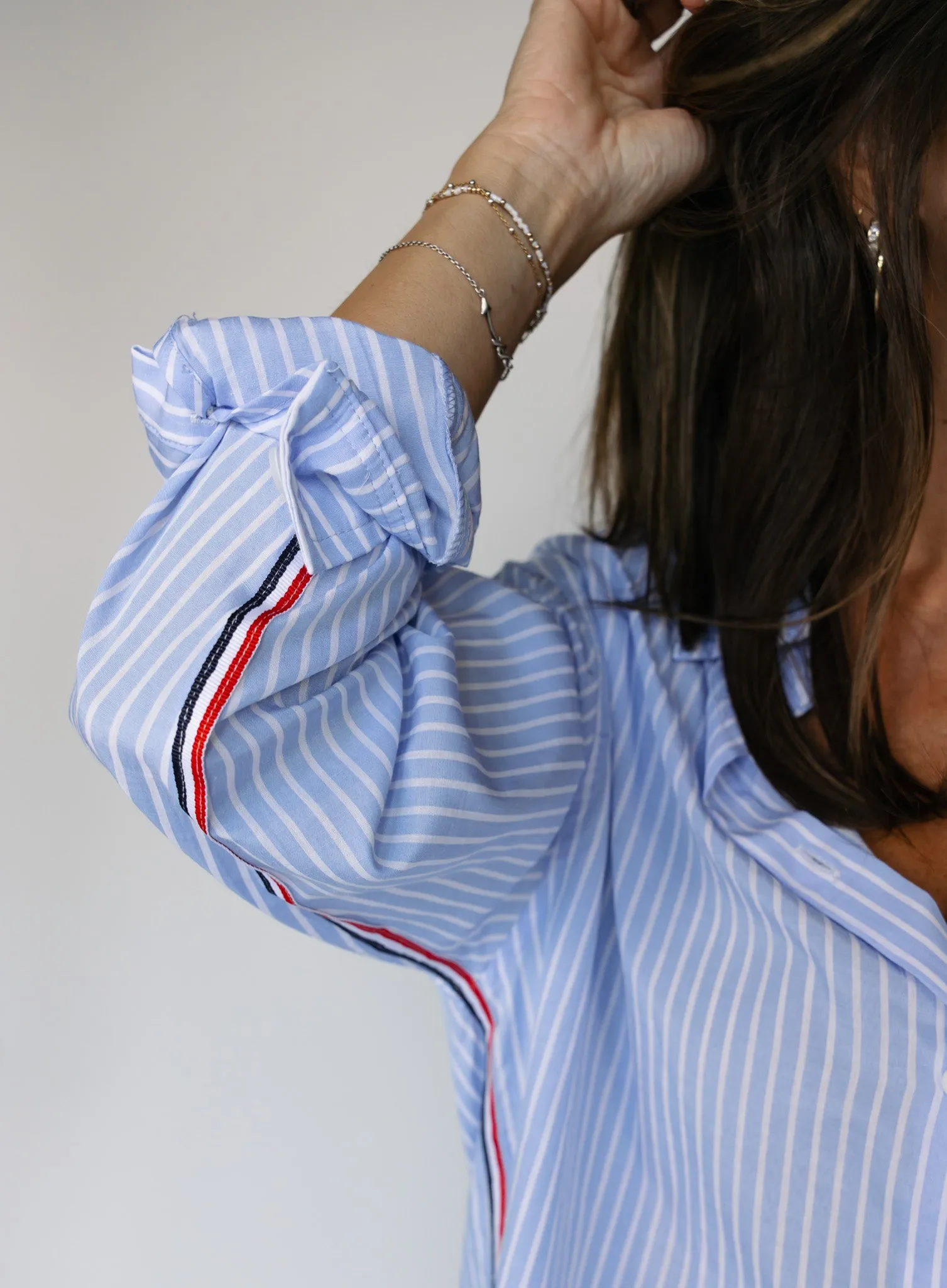*COMING BACK* Joey Striped Button Down