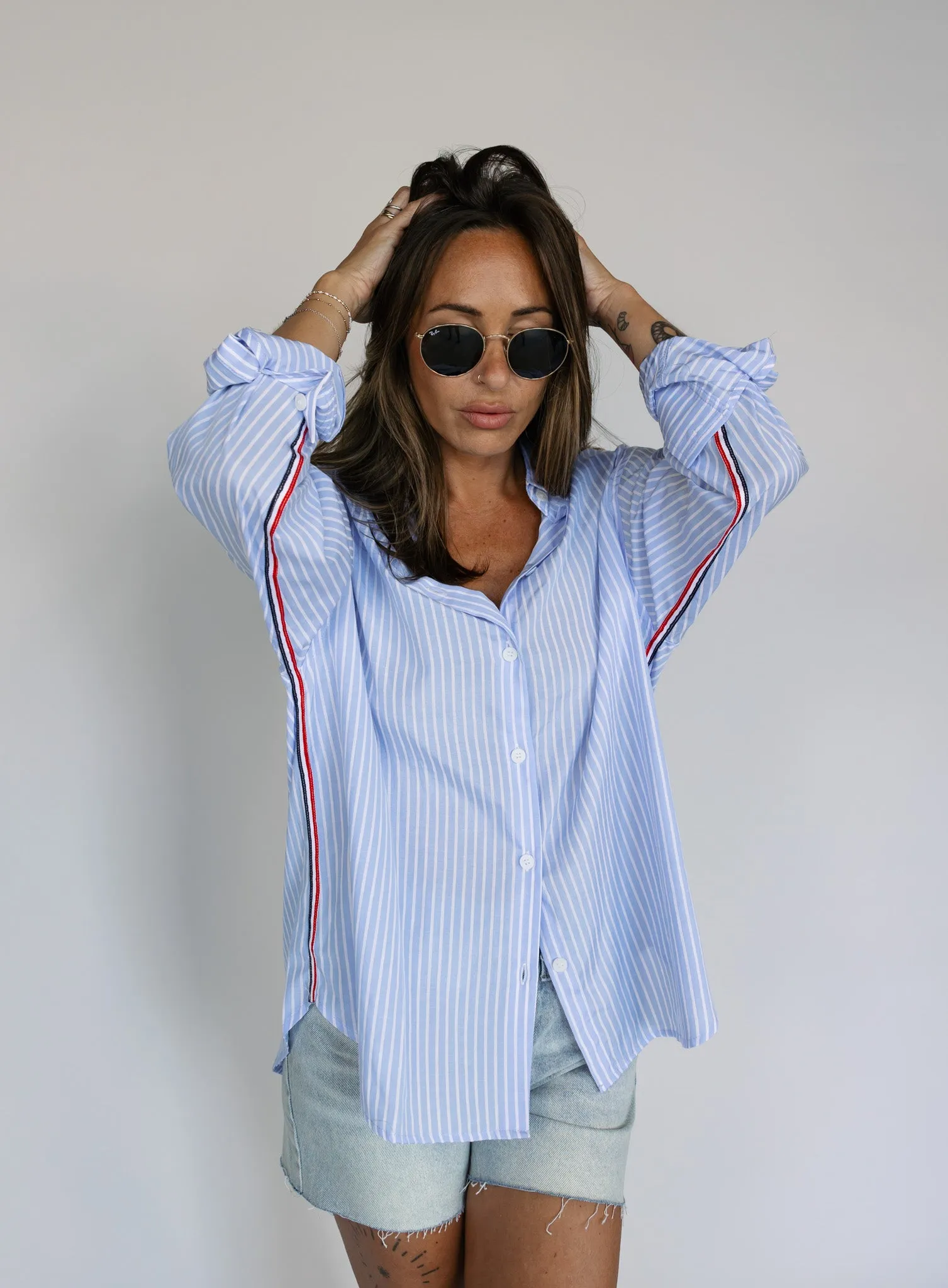 *COMING BACK* Joey Striped Button Down