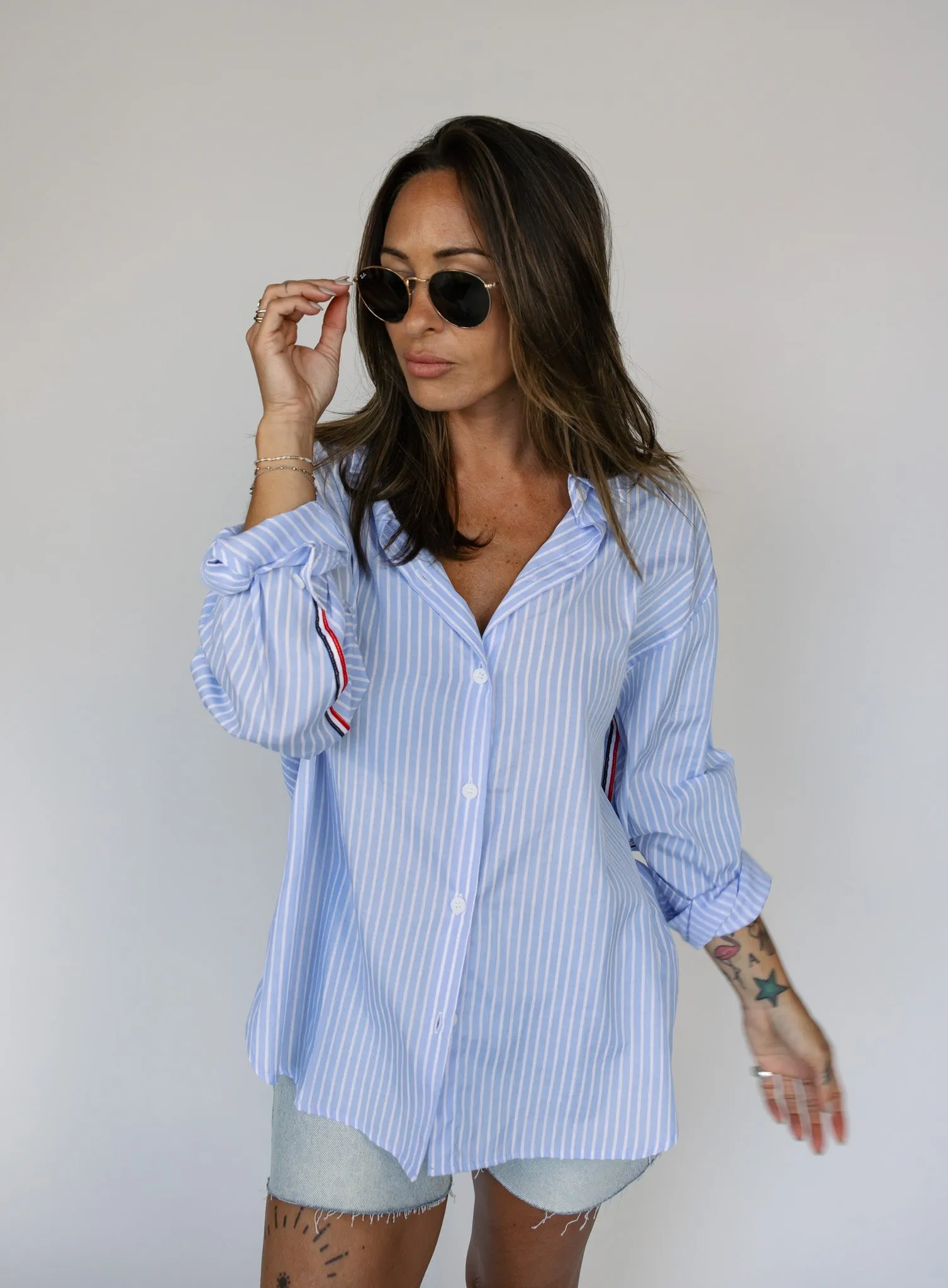 *COMING BACK* Joey Striped Button Down
