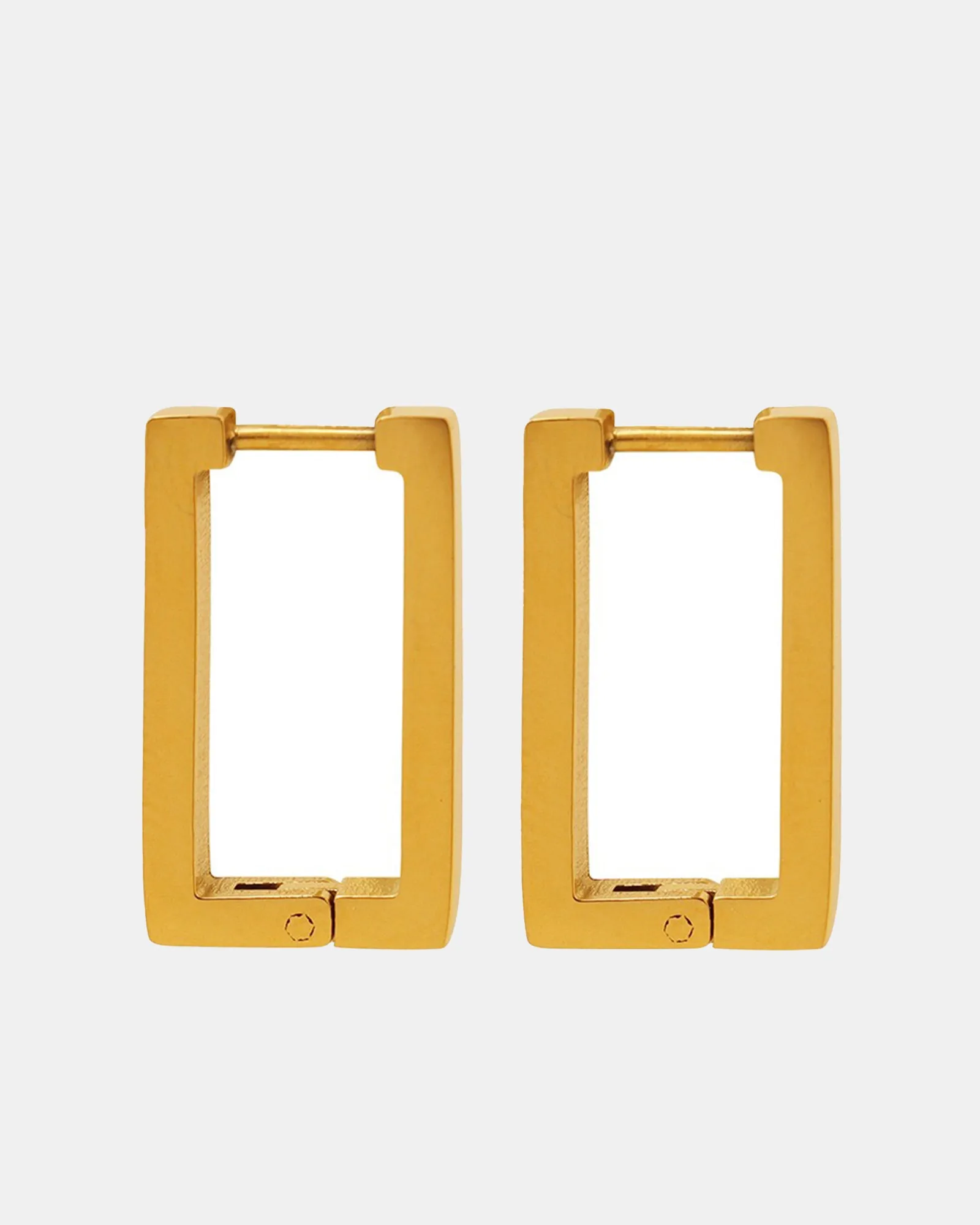 Cube Earrings Gold