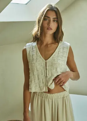 Dawson Vest Top - Cream