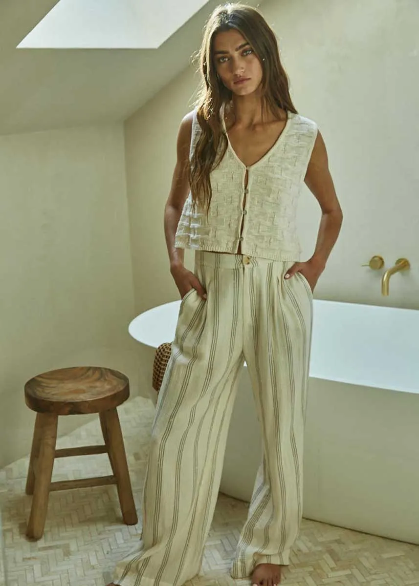Dawson Vest Top - Cream