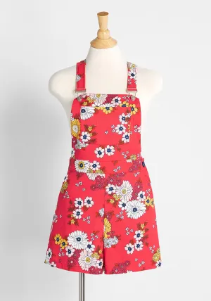 Dazed Summer Days Cotton Shortalls