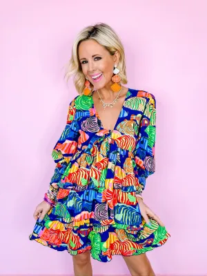 DEEP SEA DREAMS DRESS - NAVY