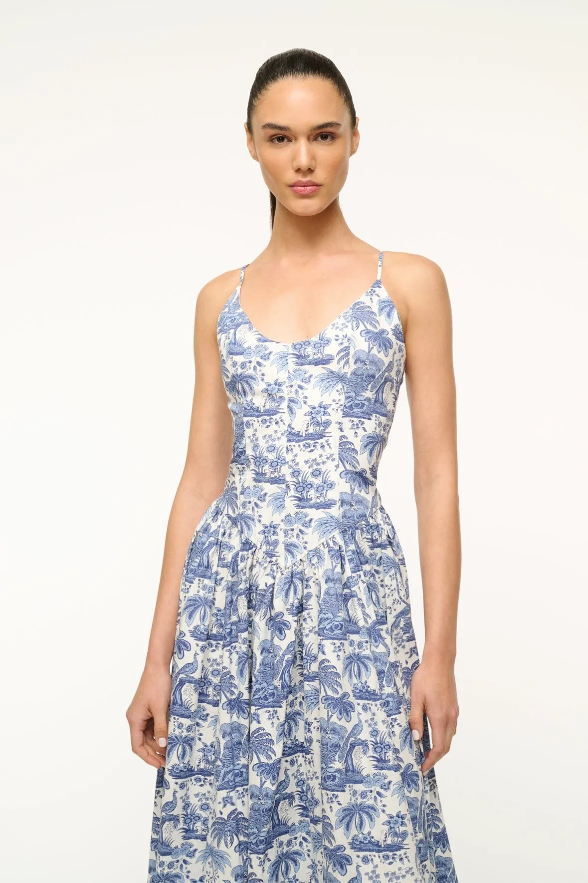 DENA DRESS | BLUE TOILE