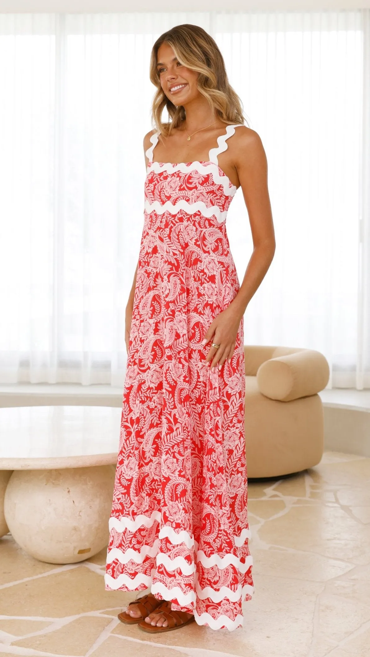 Eaton Maxi Dress - Paisley Print