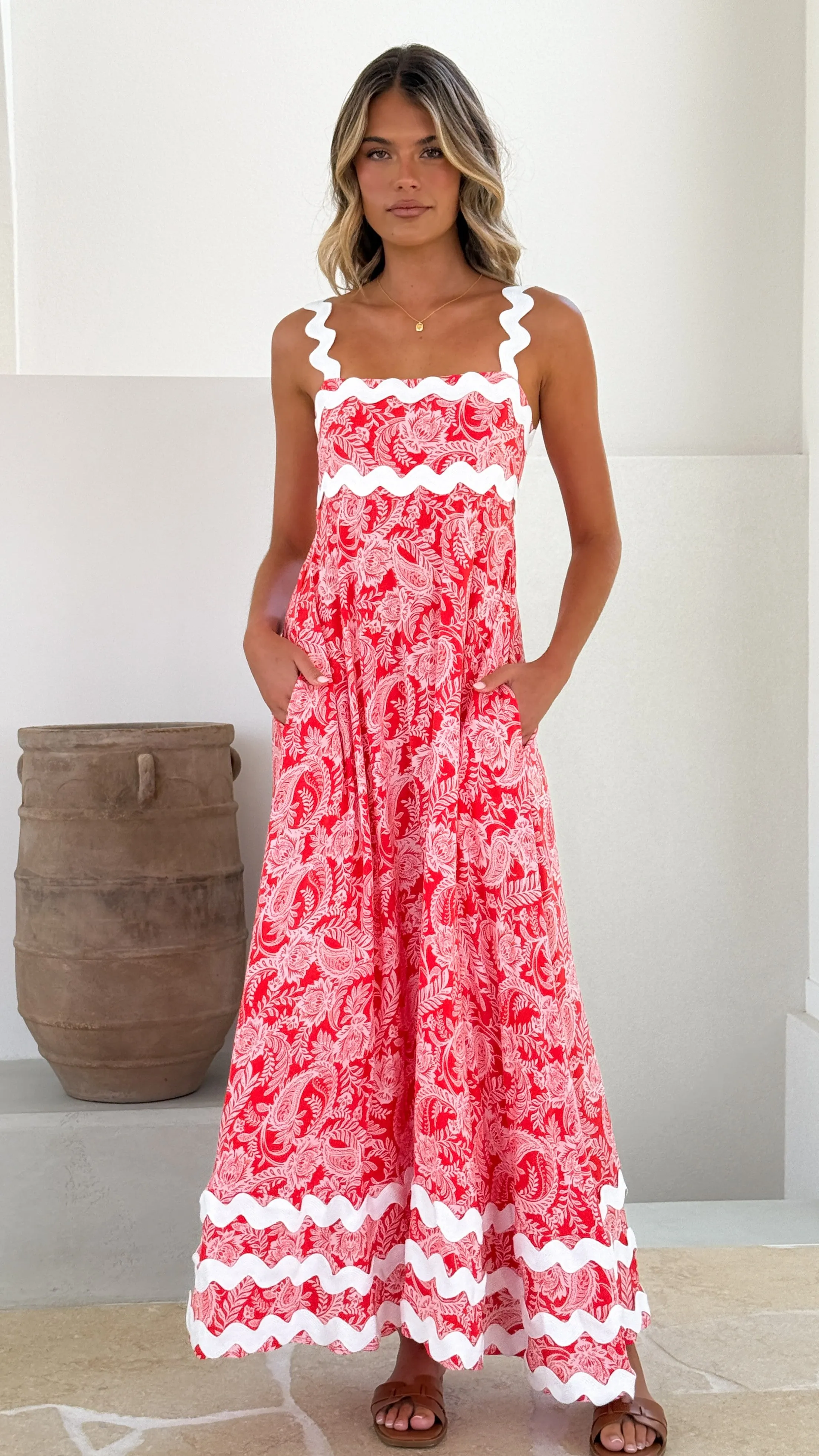 Eaton Maxi Dress - Paisley Print