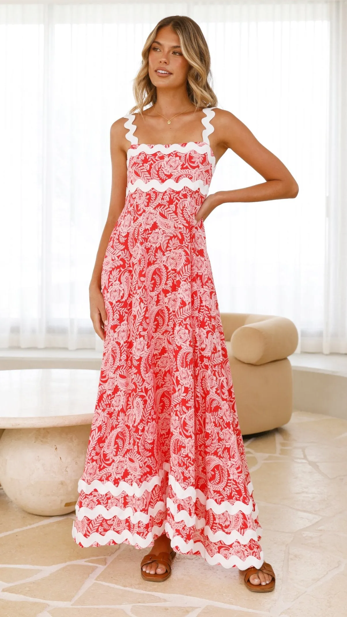 Eaton Maxi Dress - Paisley Print